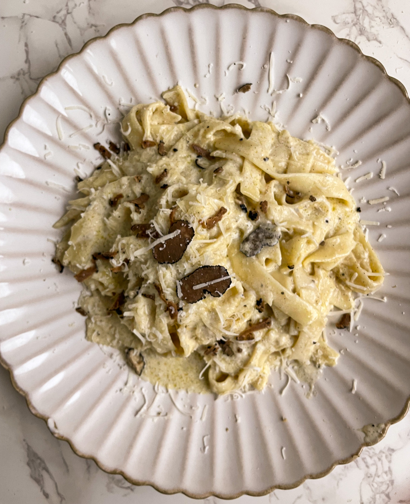 CREAMY TRUFFLE PASTA - Bakeanna recipes