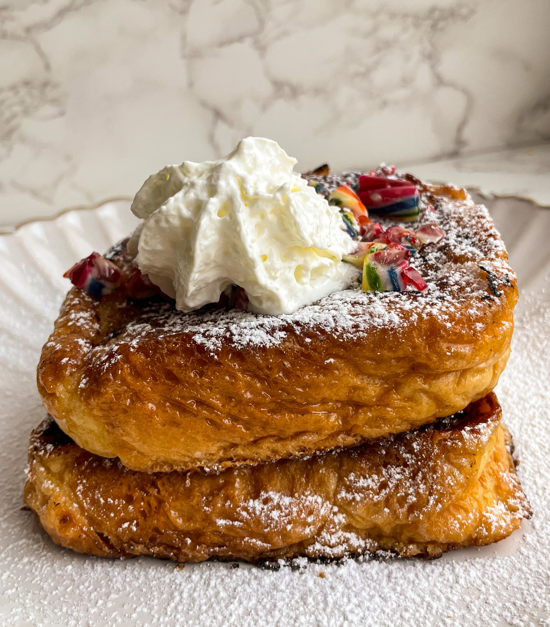 Candy Cane French Toast