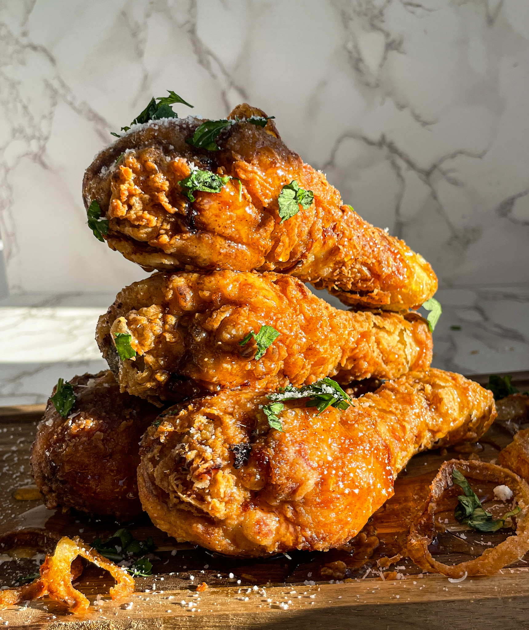 CRUNCHY CLOUD BURST FRIED CHICKEN