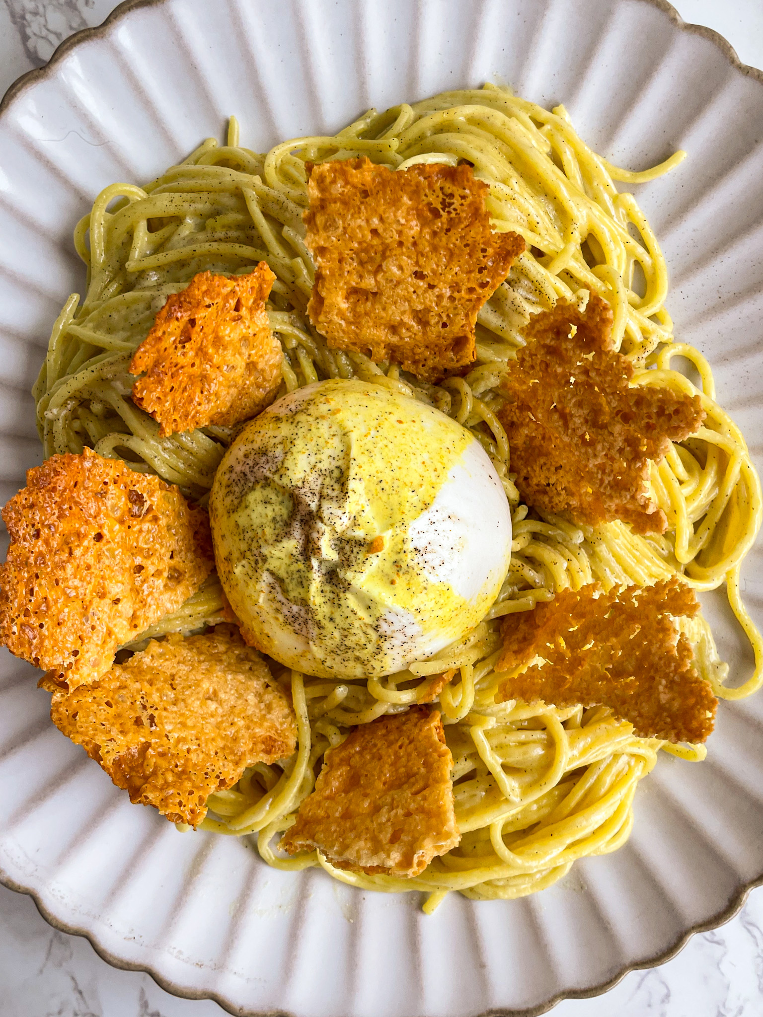 Golden Swirl Truffle Pasta