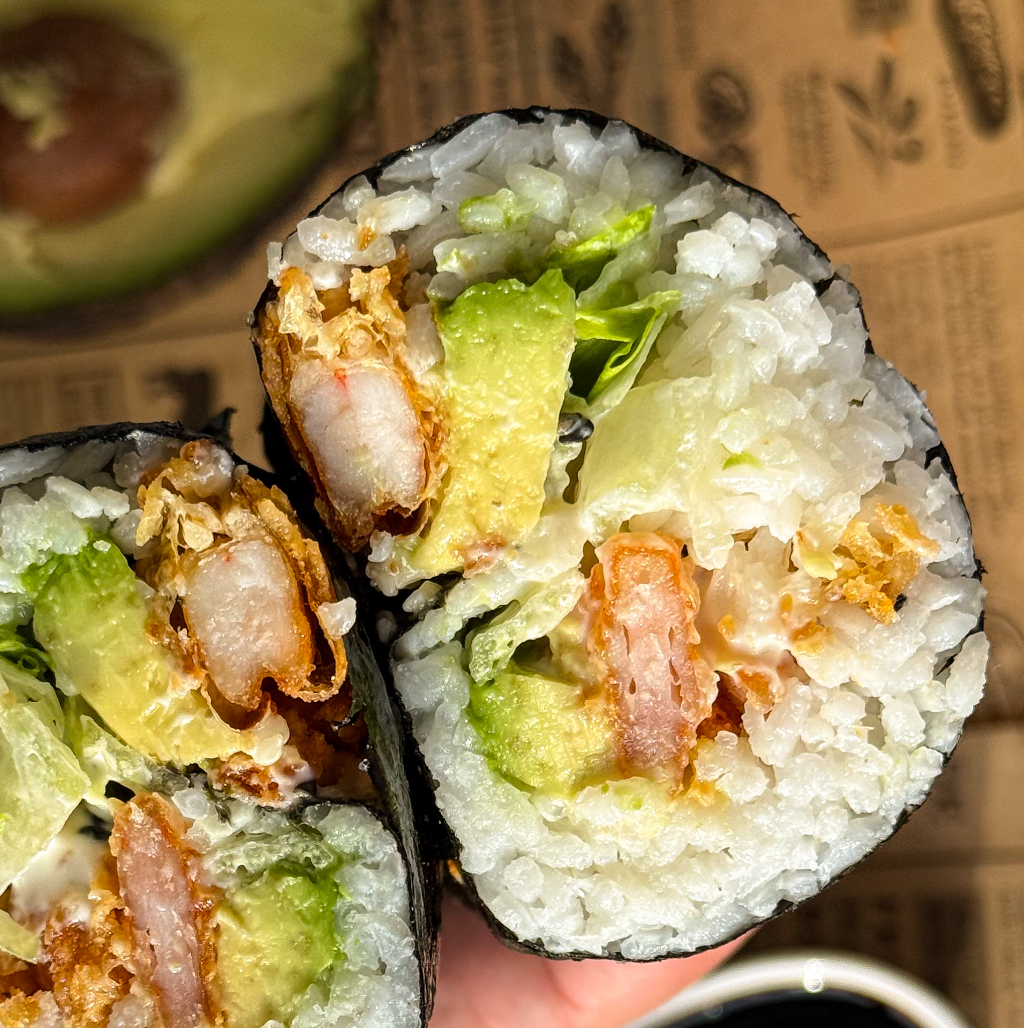 Shrimp Sushi Burrito