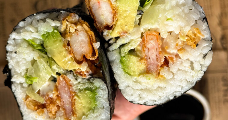 SHRIMP SUSHI BURRITO