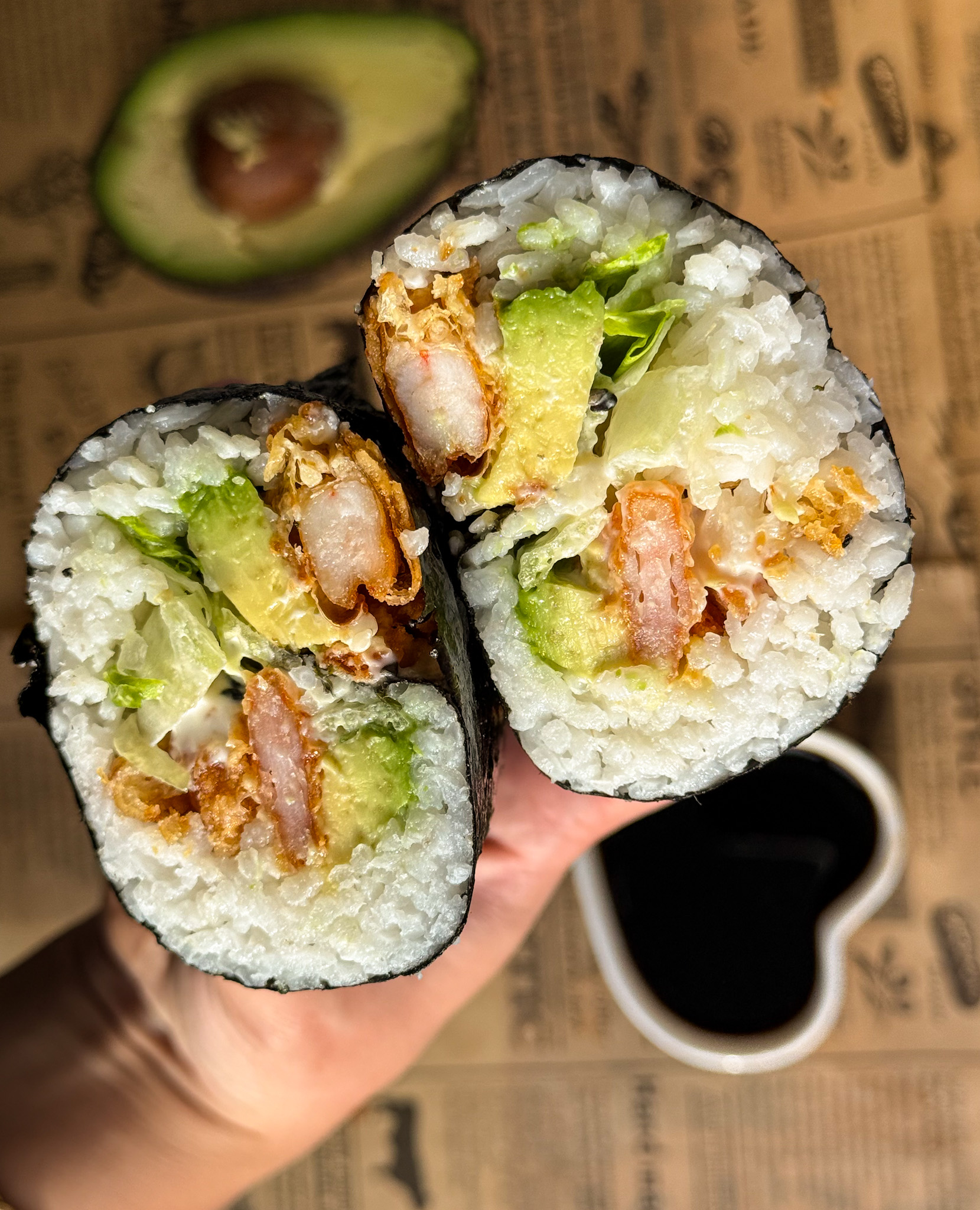 SHRIMP SUSHI BURRITO