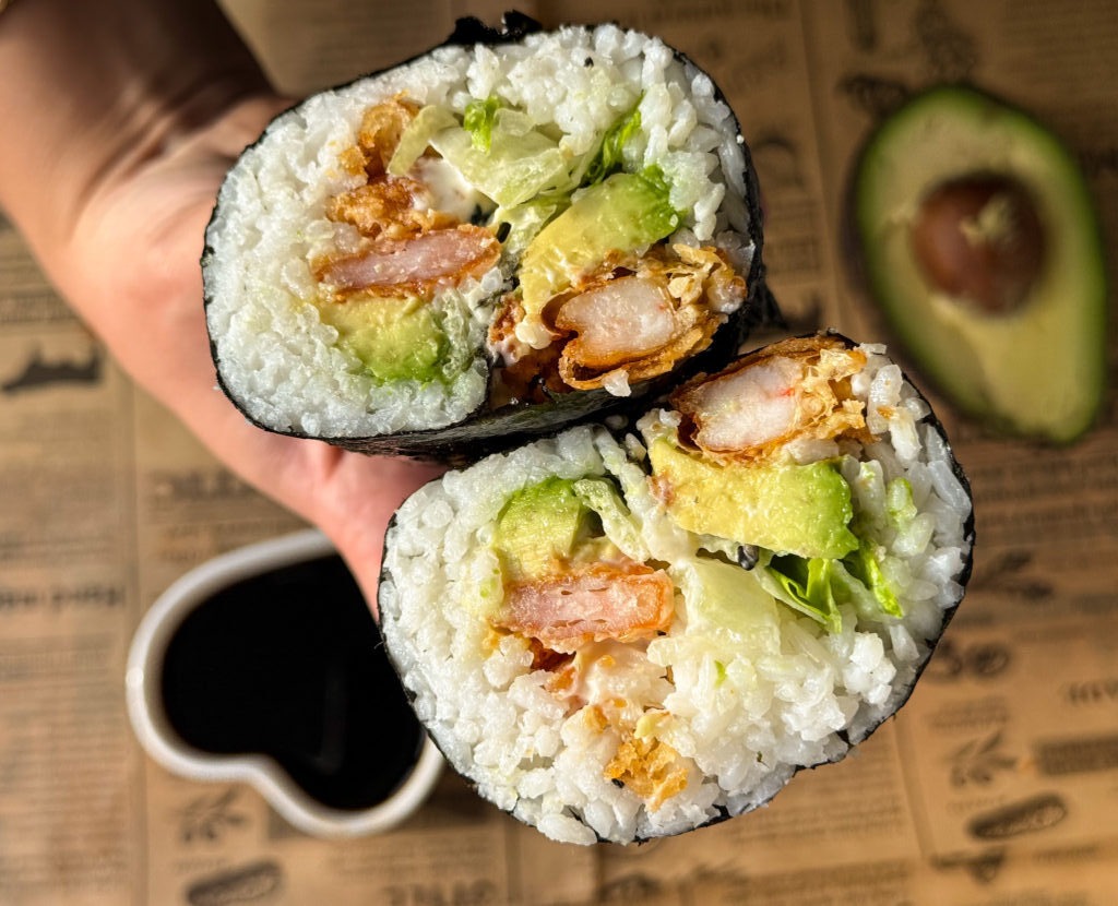 SHRIMP SUSHI BURRITO
