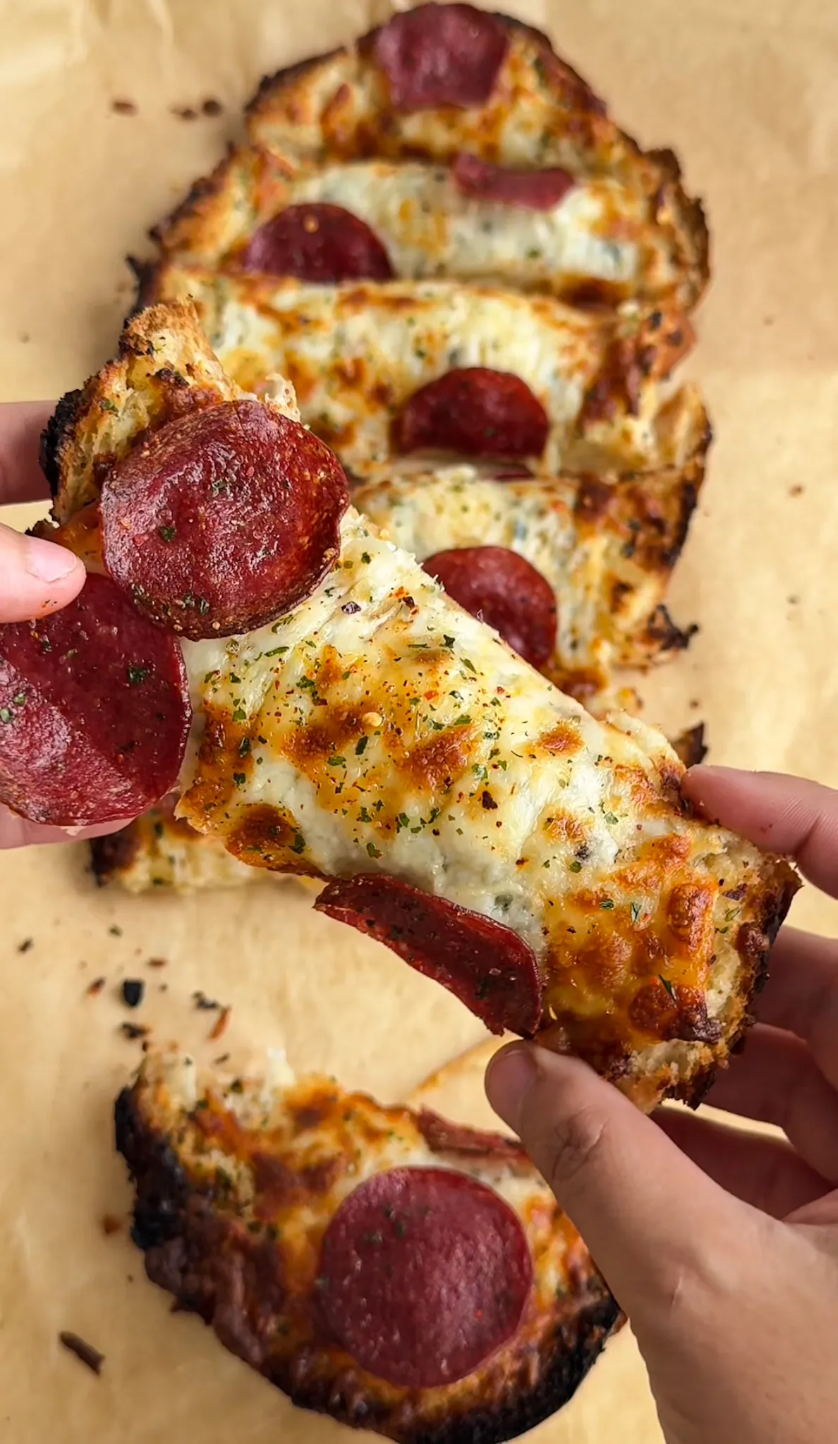 Pepperoni Garlic Bread