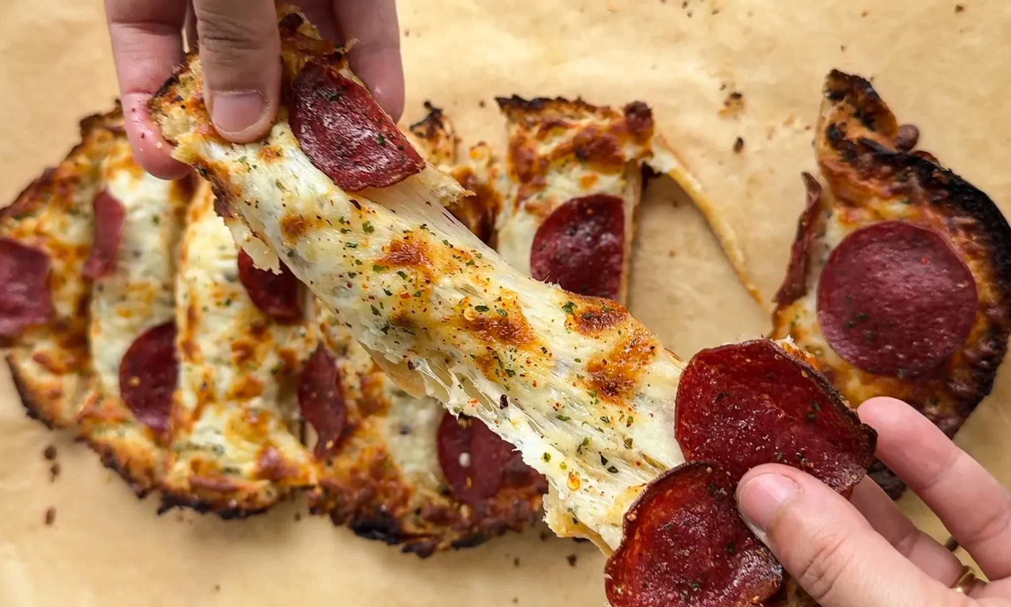 Pepperoni Garlic Bread