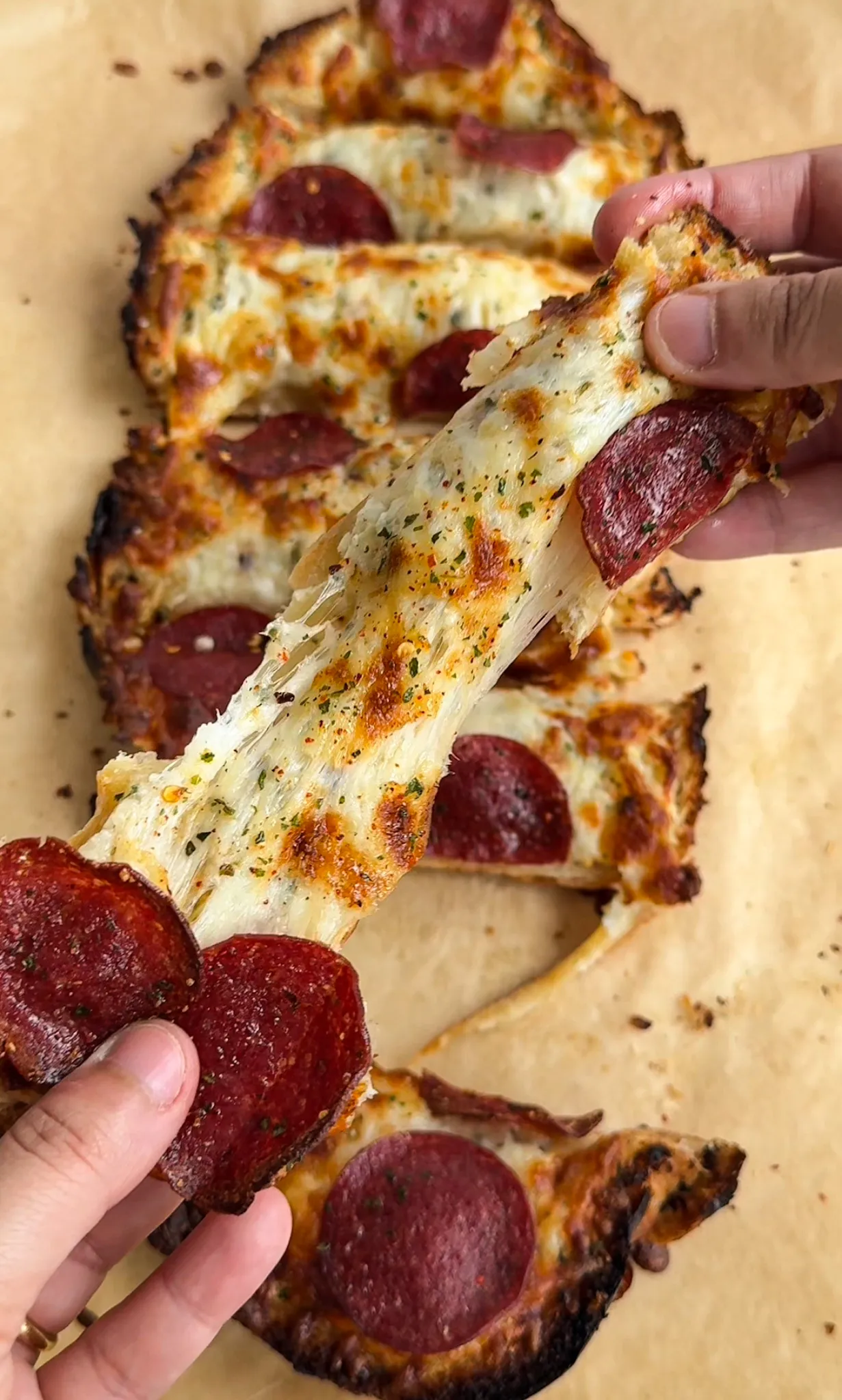 Pepperoni Garlic Bread