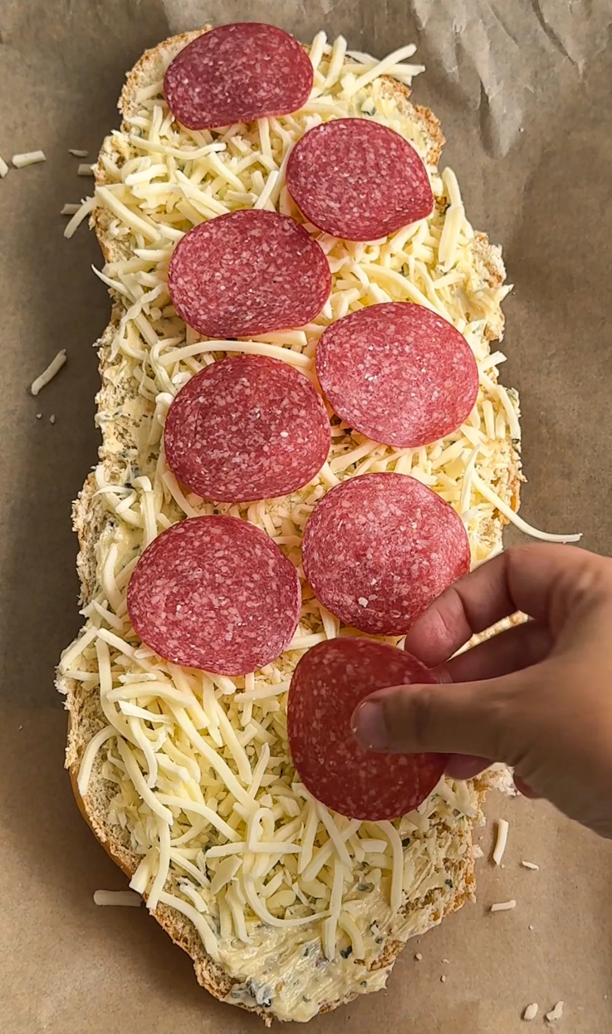 Pepperoni Garlic Bread