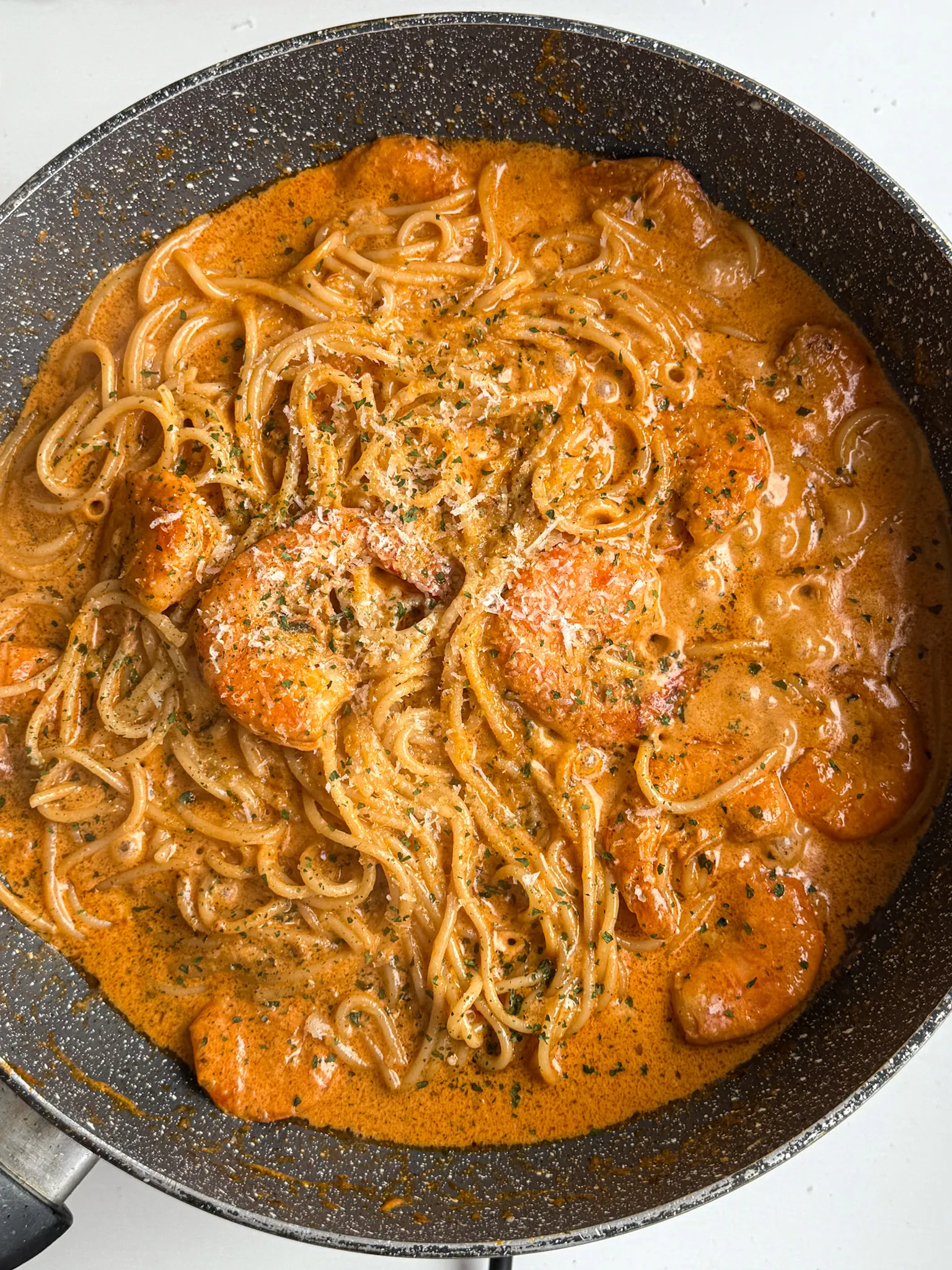 Shrimp Scampi Linguine