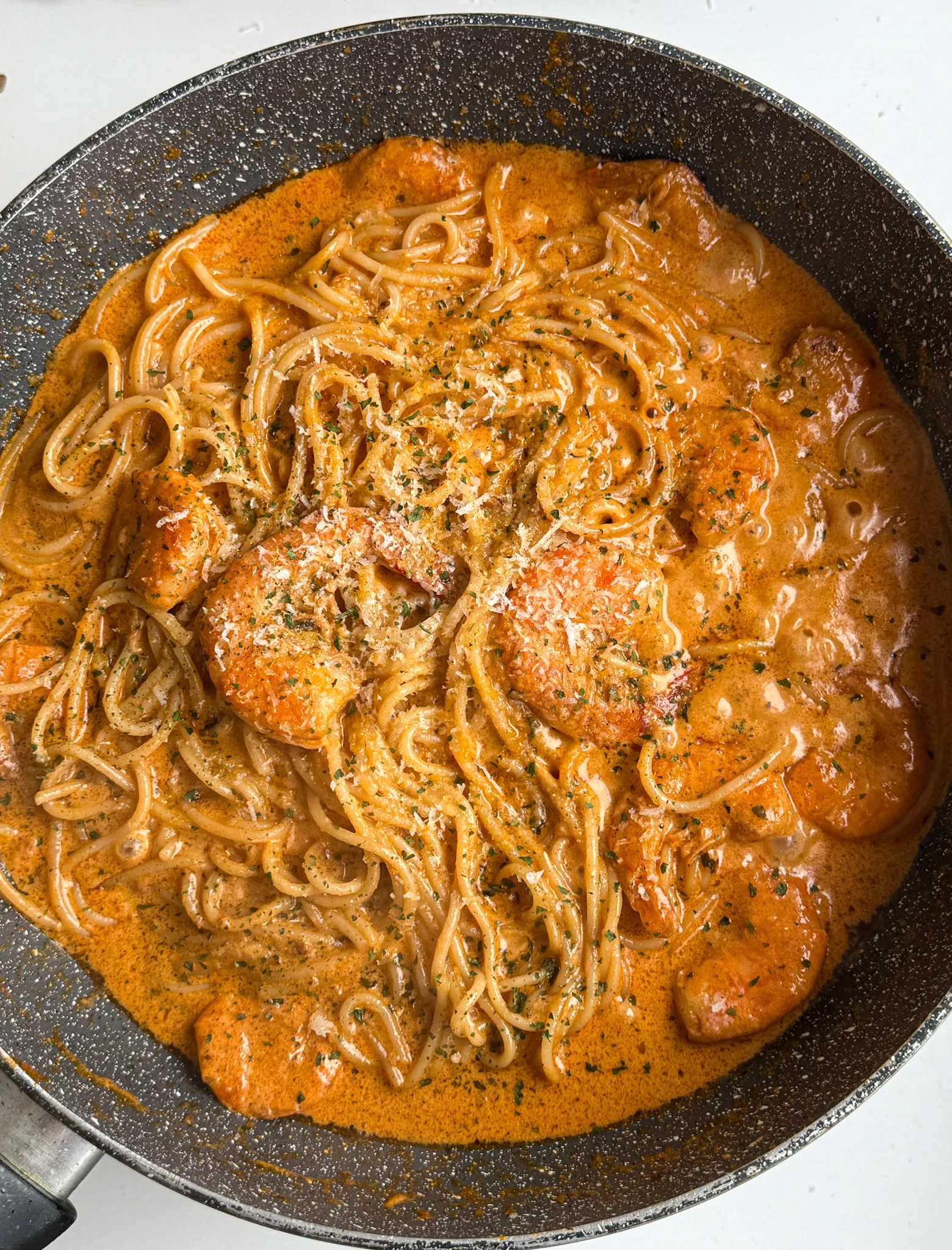 Shrimp Scampi Linguine