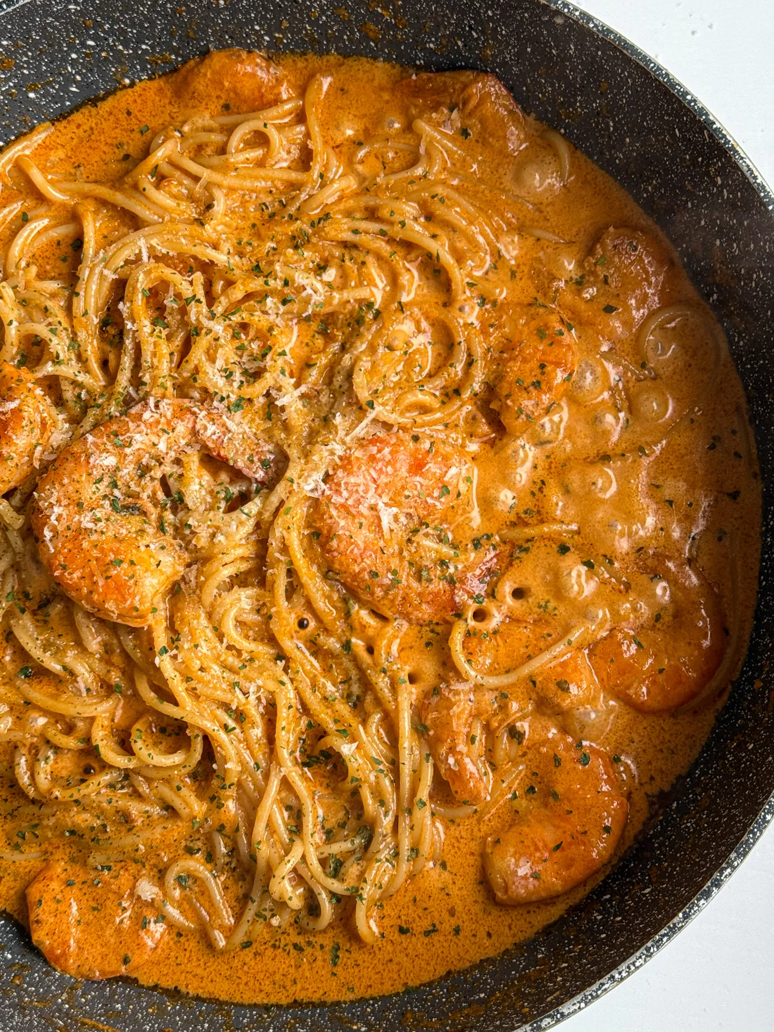 Shrimp Scampi Linguine
