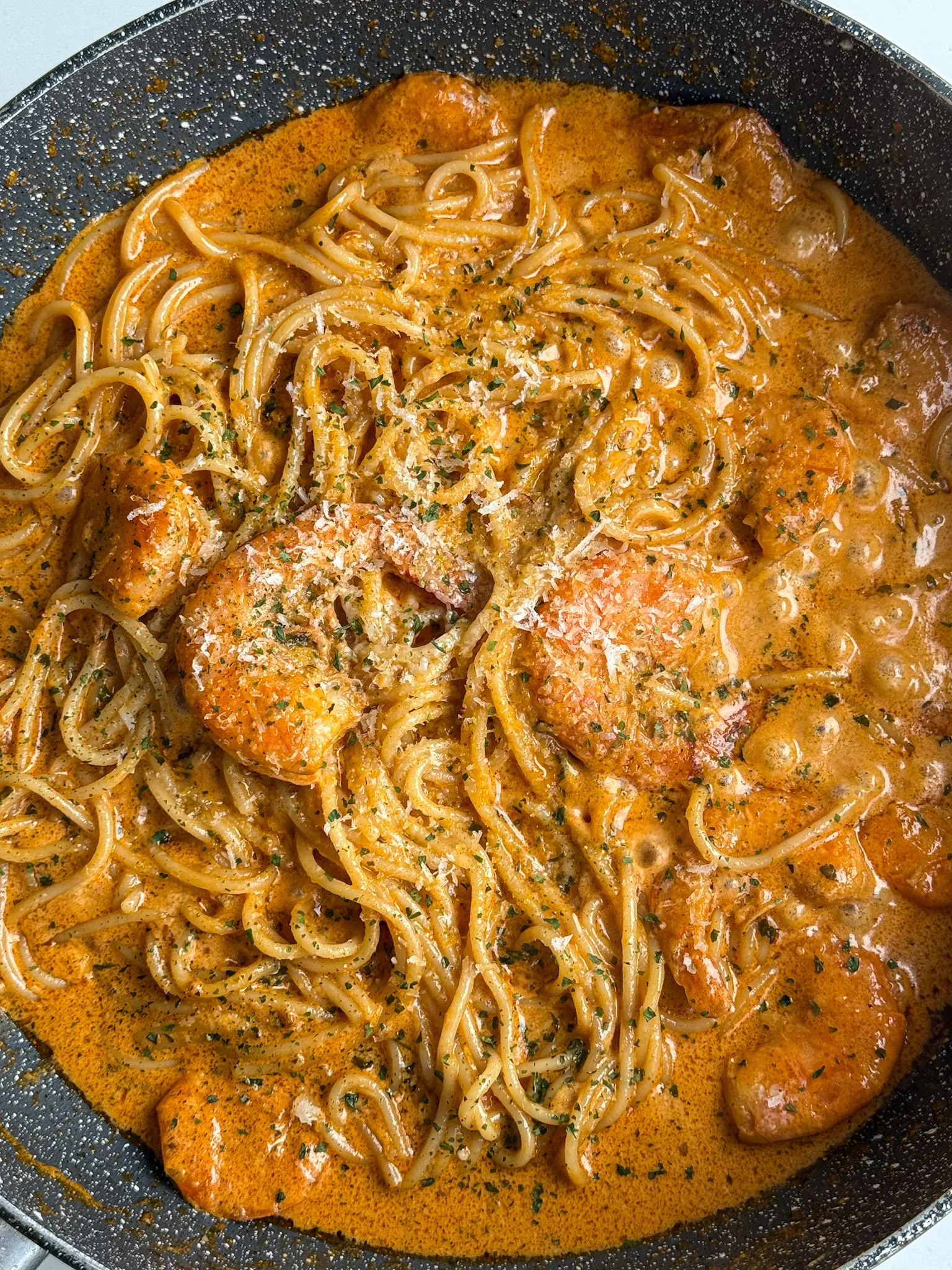 Shrimp Scampi Linguine