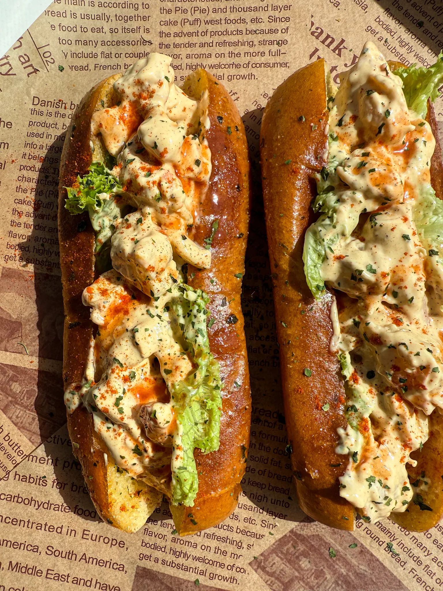 Shrimp Brioche Rolls