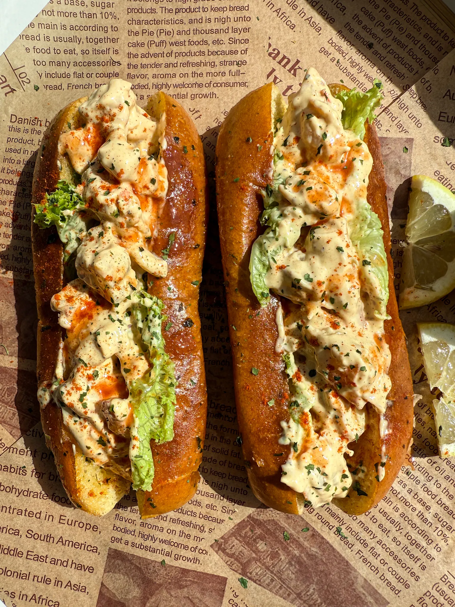 Shrimp Brioche Rolls