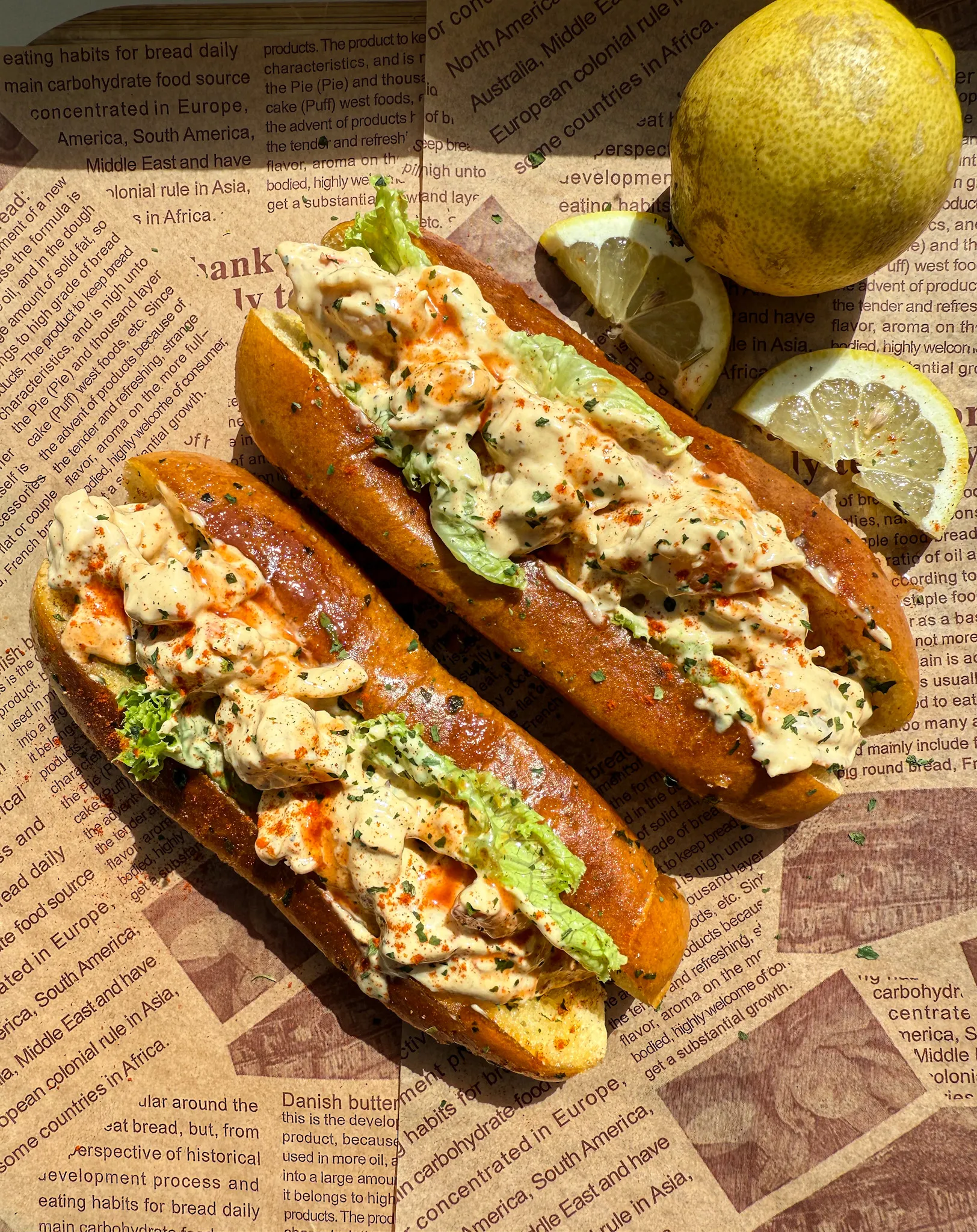 Shrimp Brioche Rolls