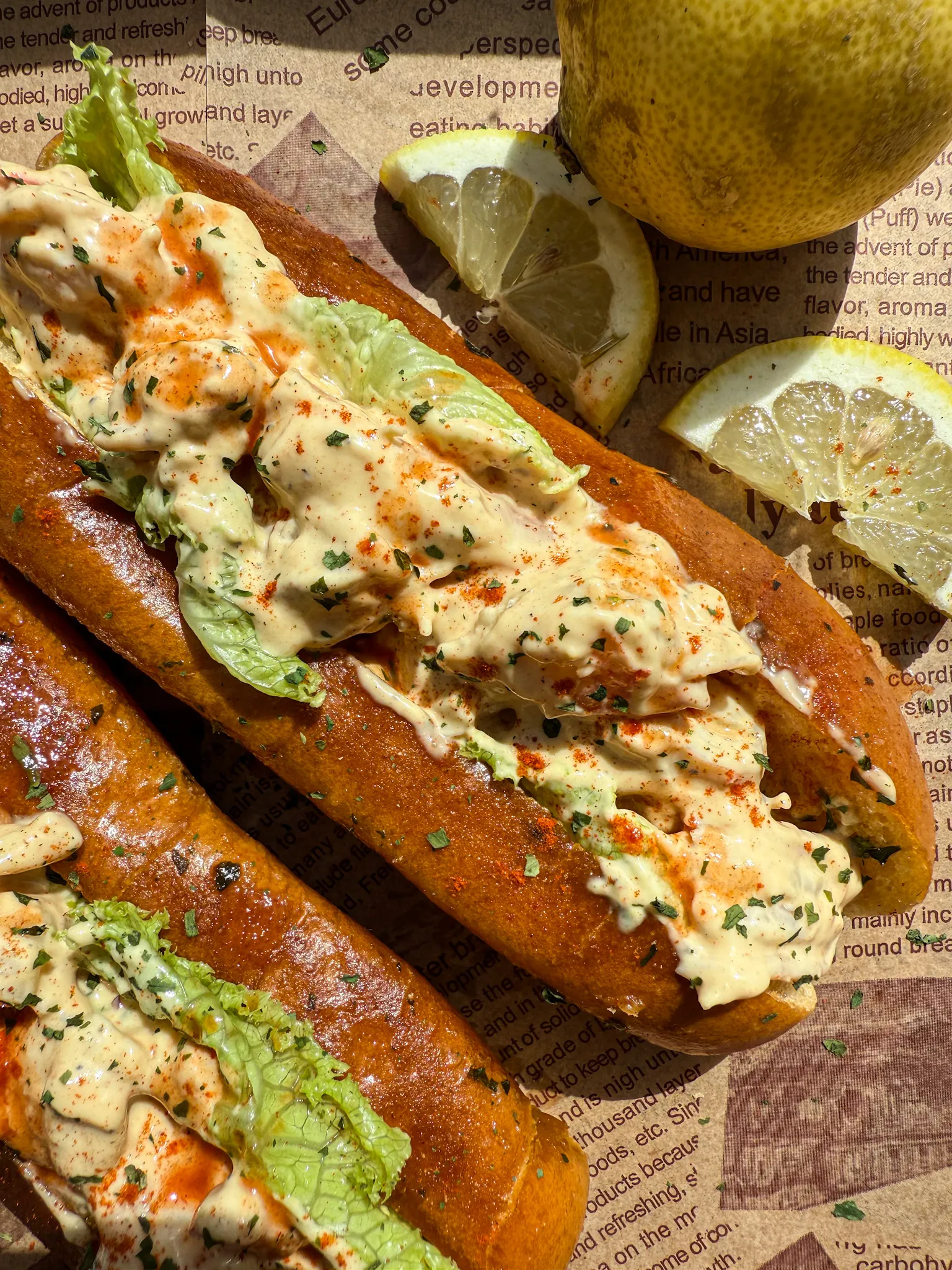 Shrimp Brioche Rolls