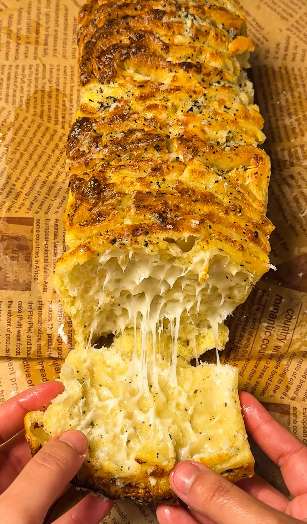 Garlic Cheese Pull Apart Bread