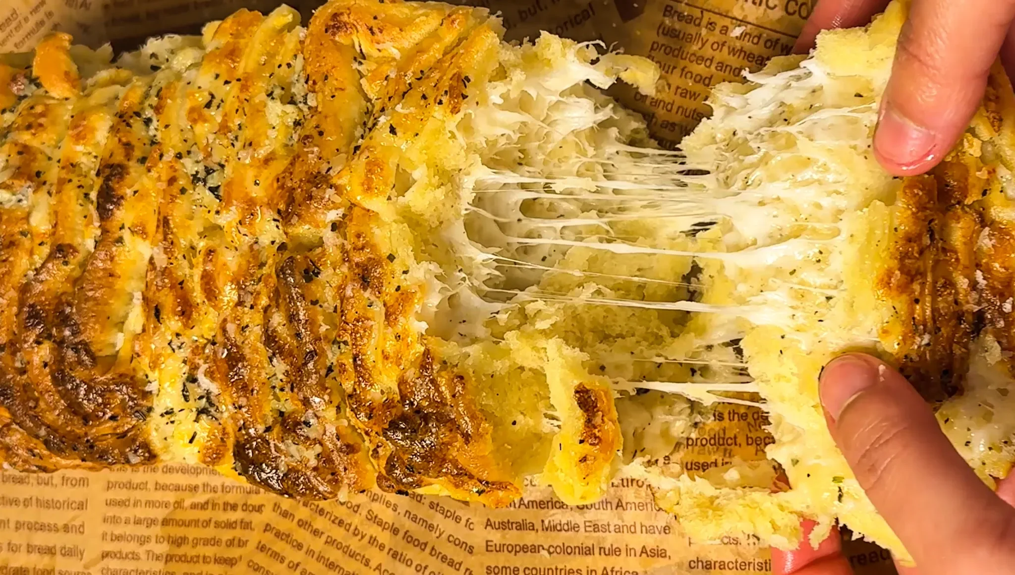 Garlic Cheese Pull Apart Bread