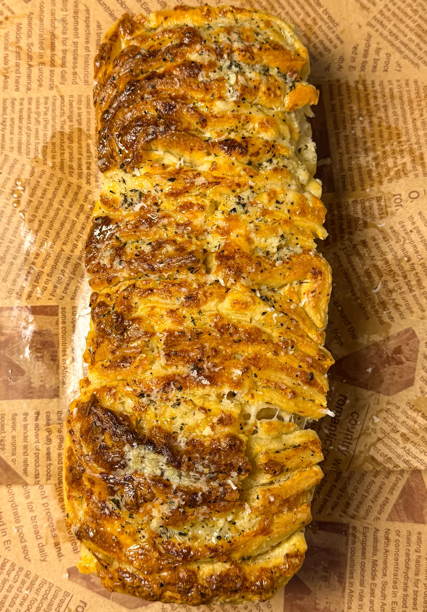 Garlic Cheese Pull Apart Bread