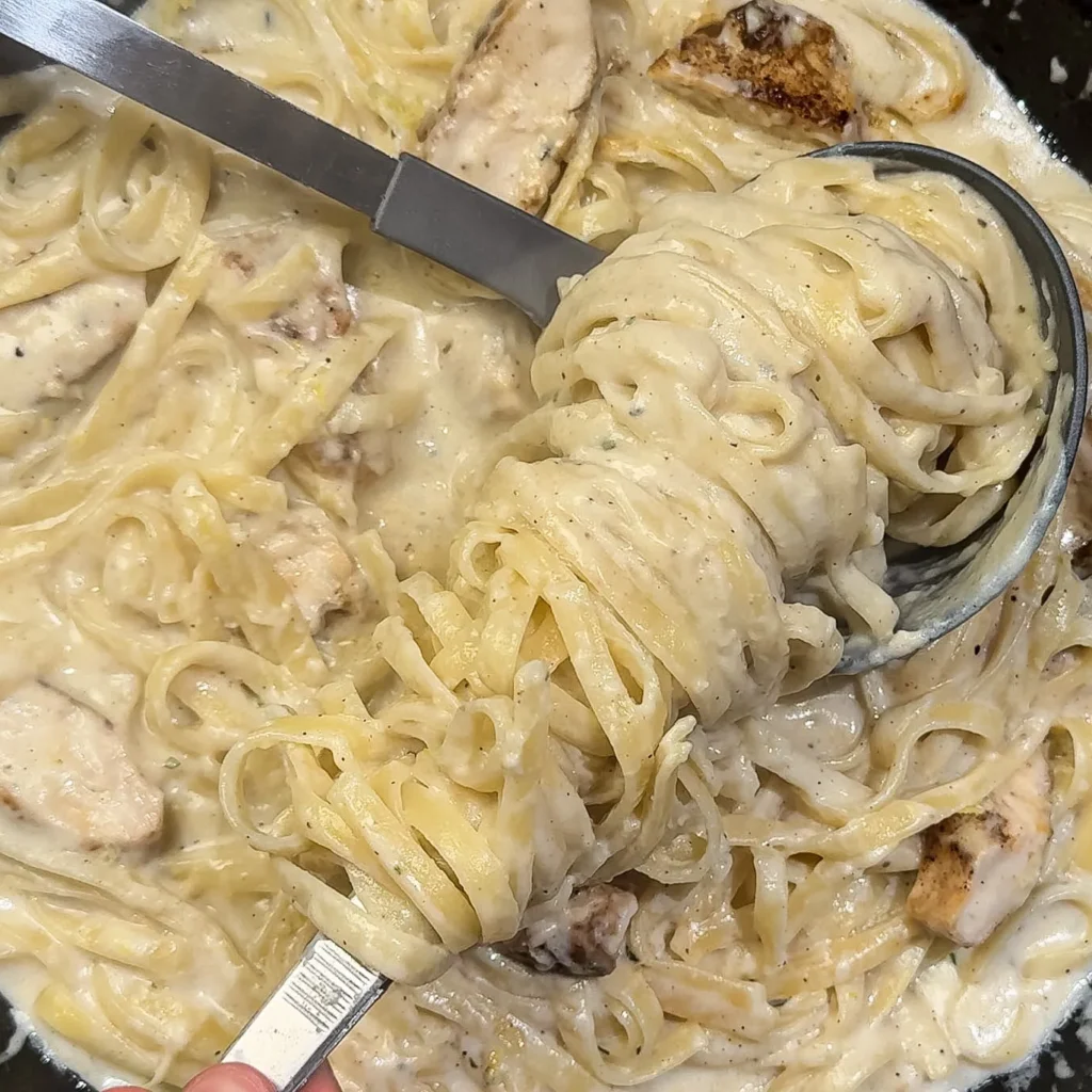 Lemon Garlic Chicken Alfredo