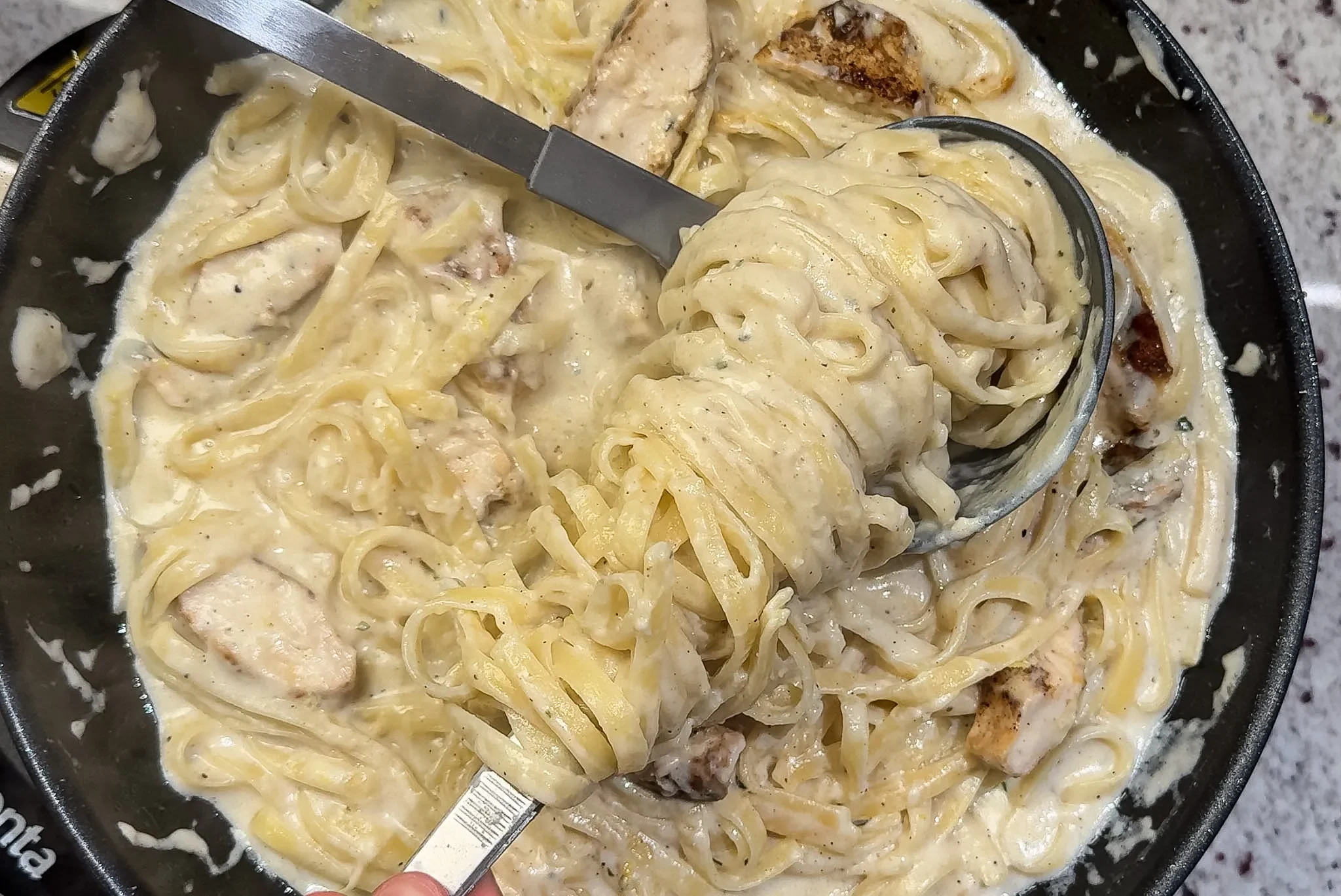 Lemon Garlic Chicken Alfredo