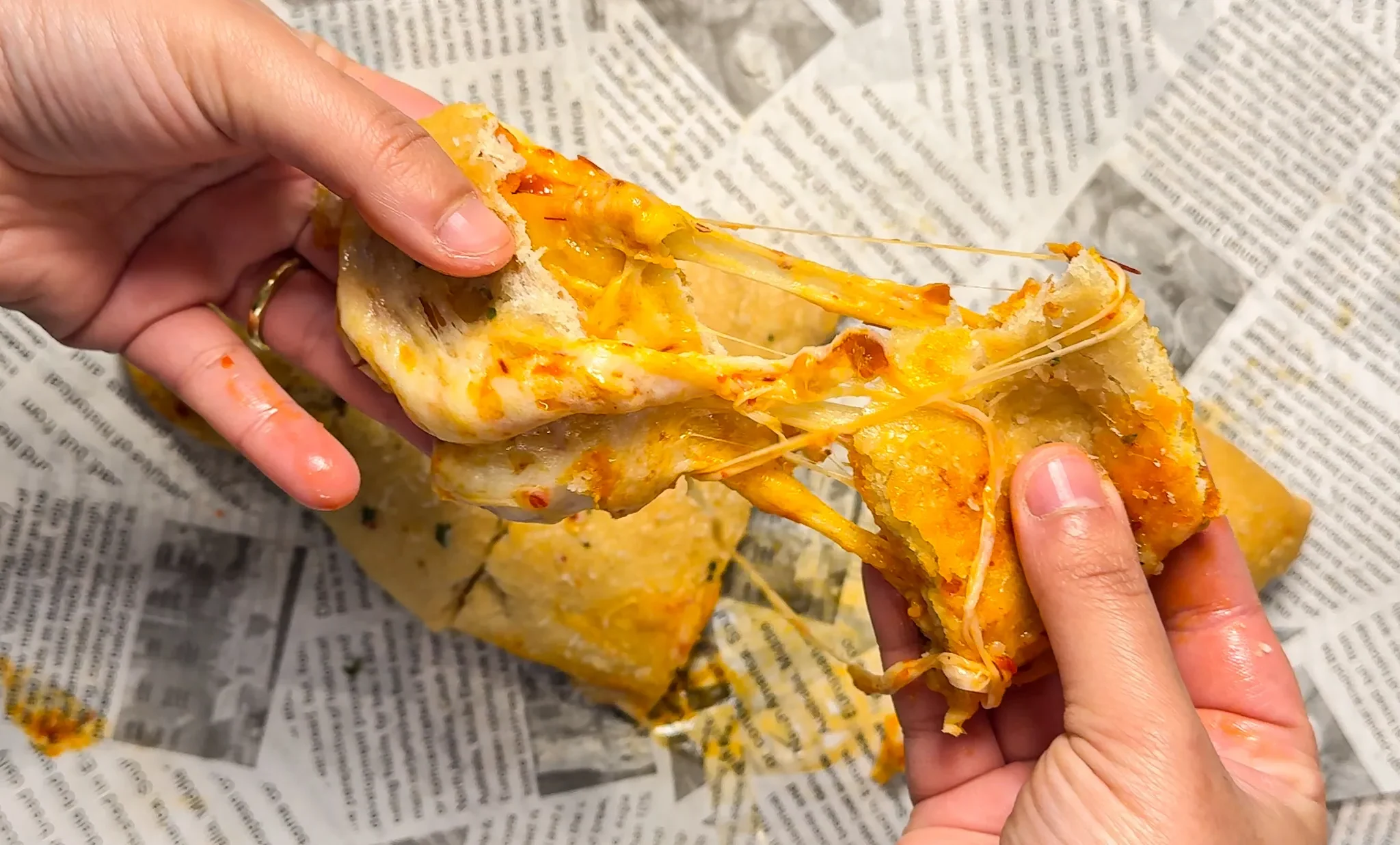 Cheesy Stuffed Bread (Domino’s Style)