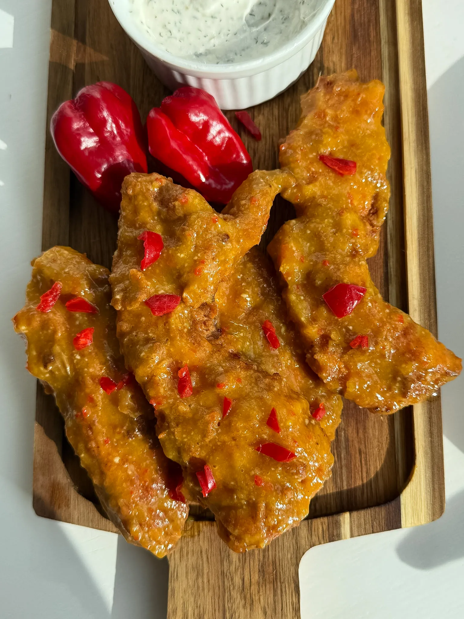 mango habanero chicken tenders