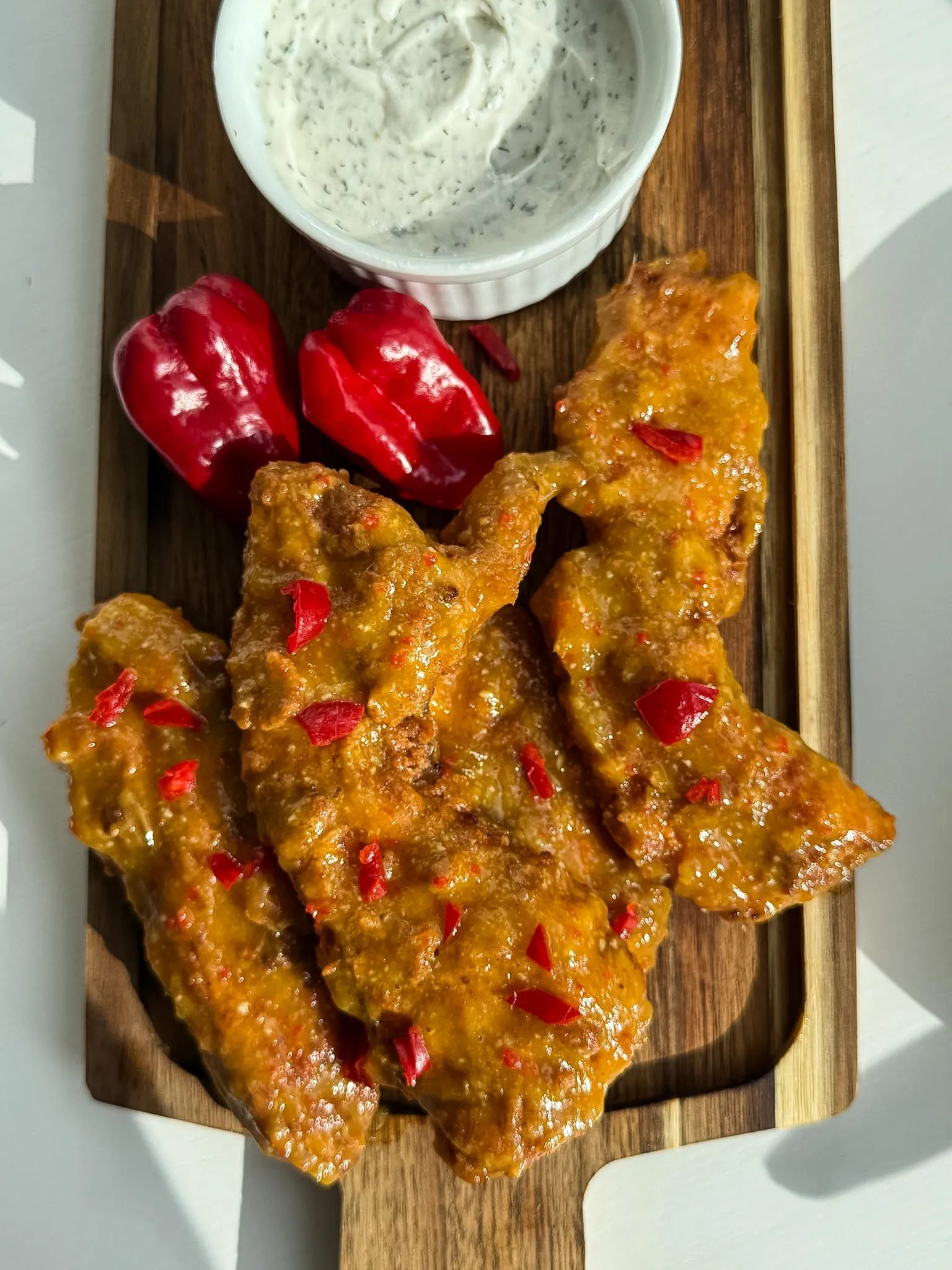 mango habanero chicken tenders