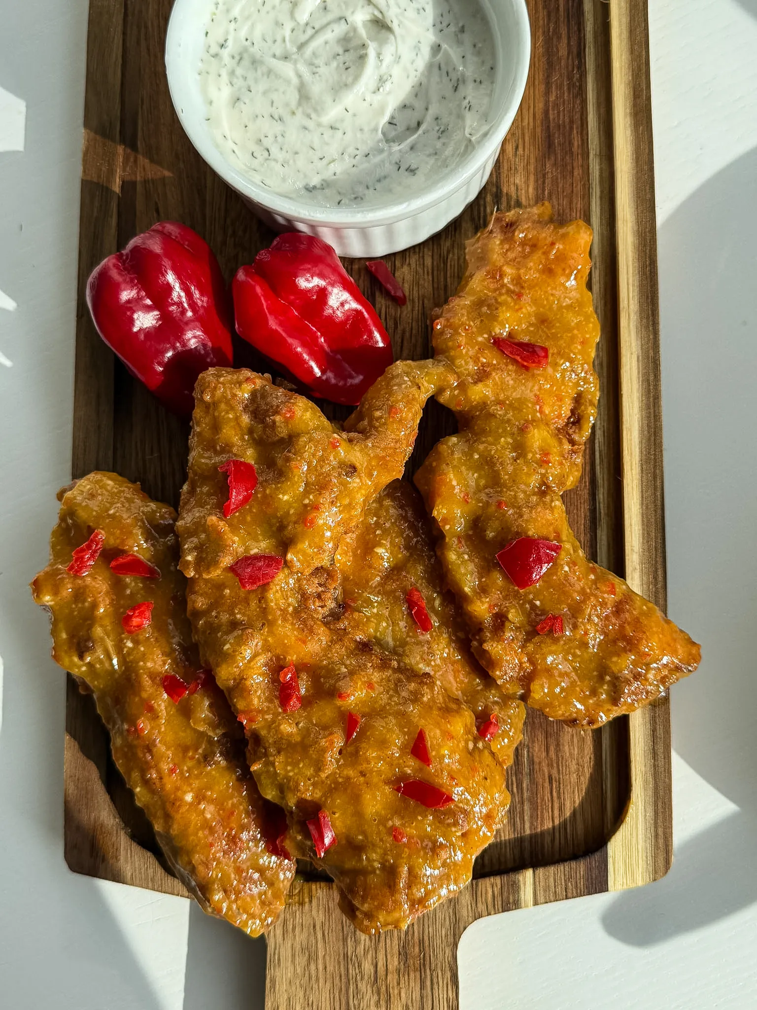 mango habanero chicken tenders
