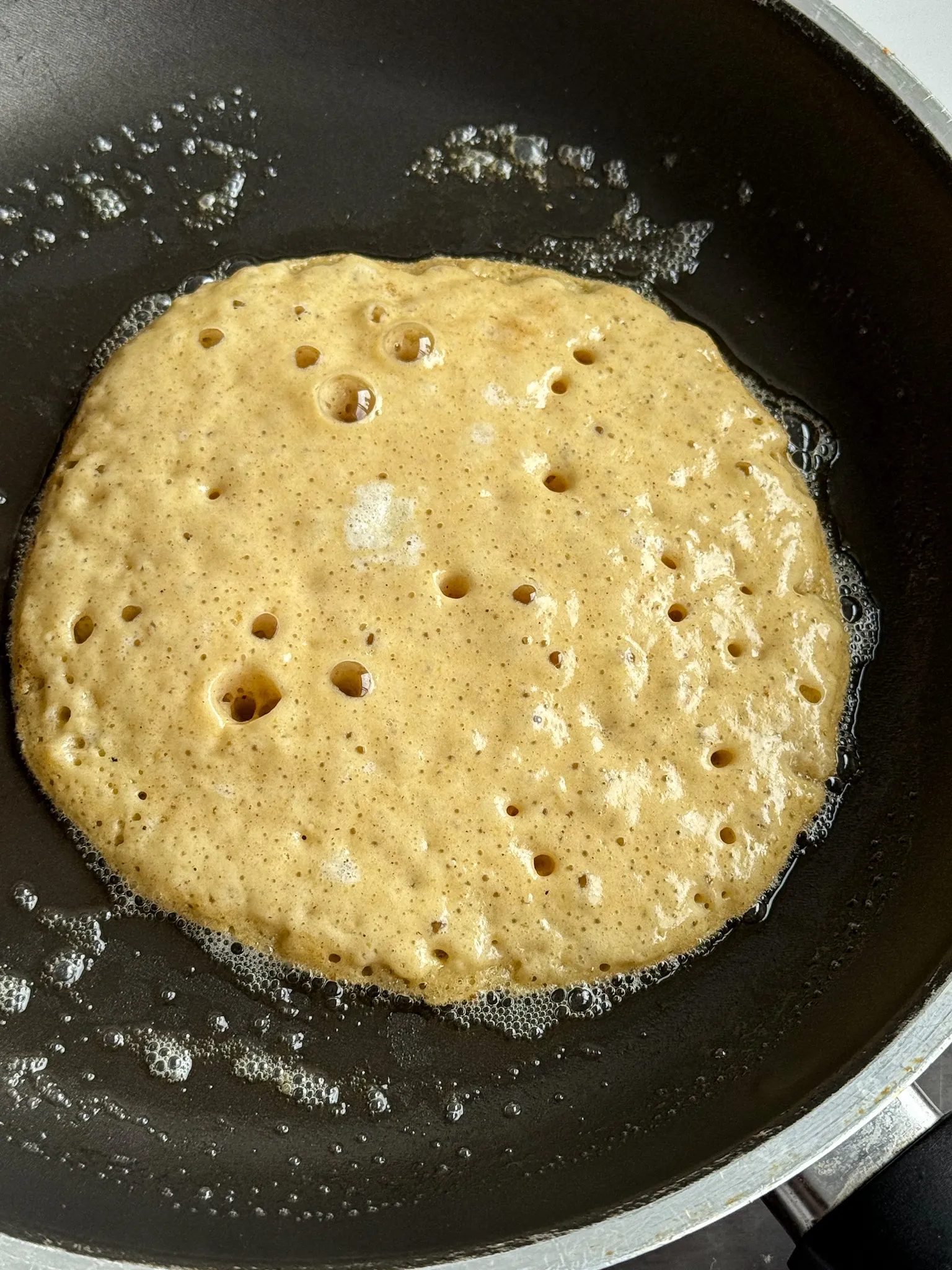 Making Pumpkin pancakes