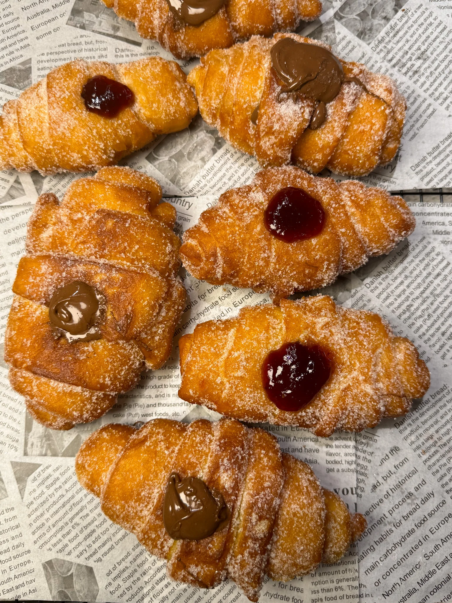 Doughssants (Nutella & Jam Filled)