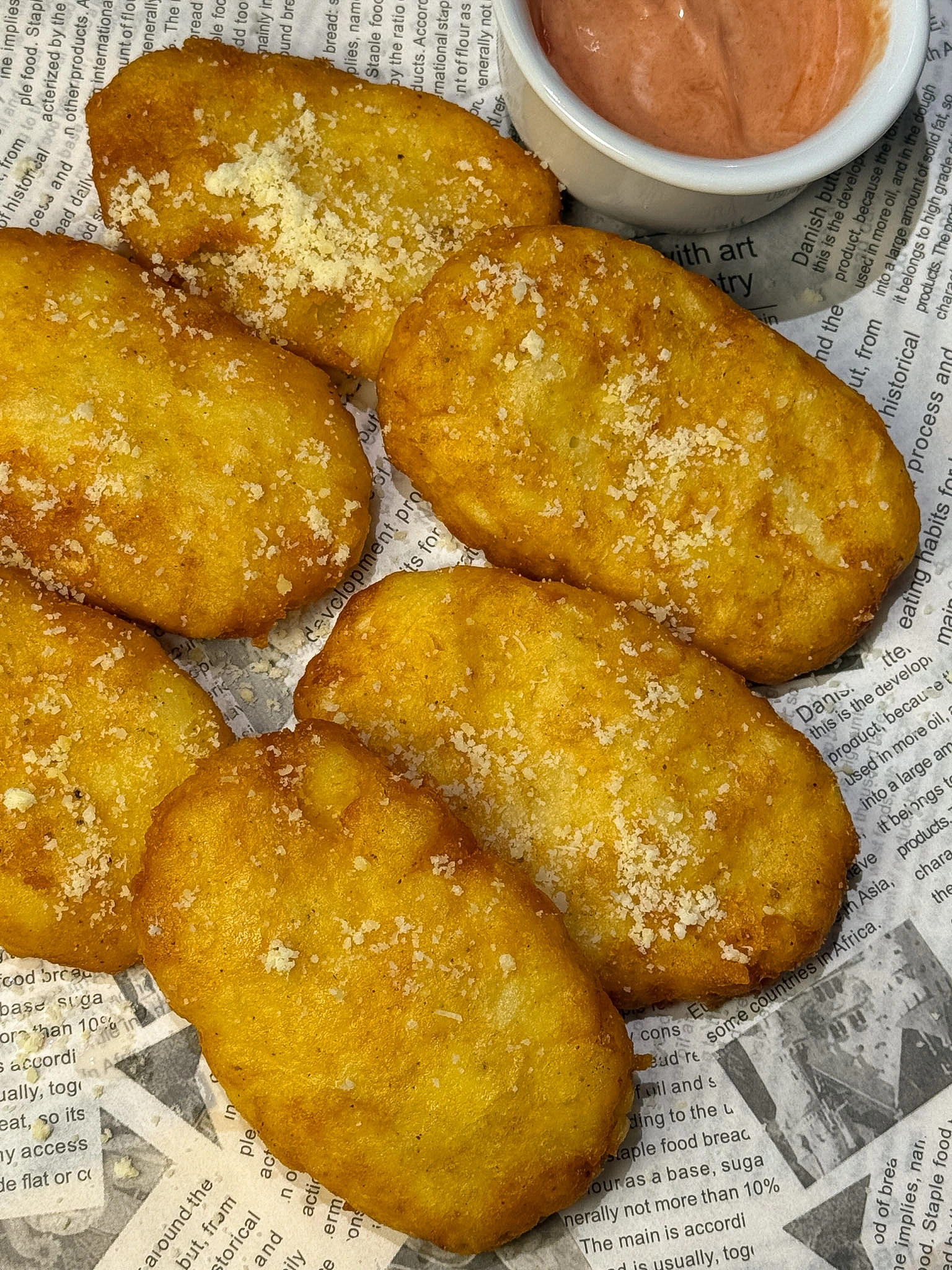 garlic parmesan hashbrowns