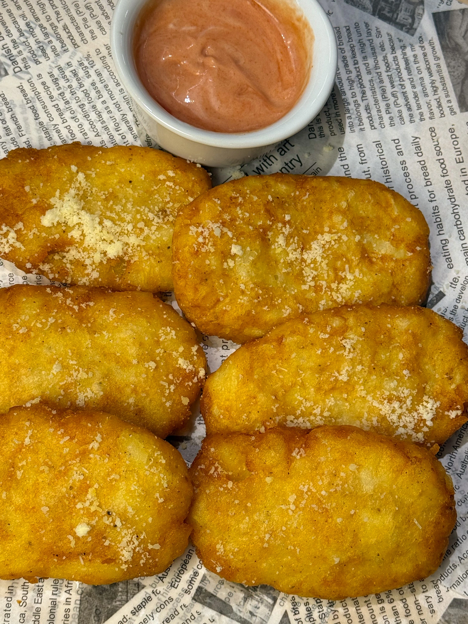 garlic parmesan hashbrowns