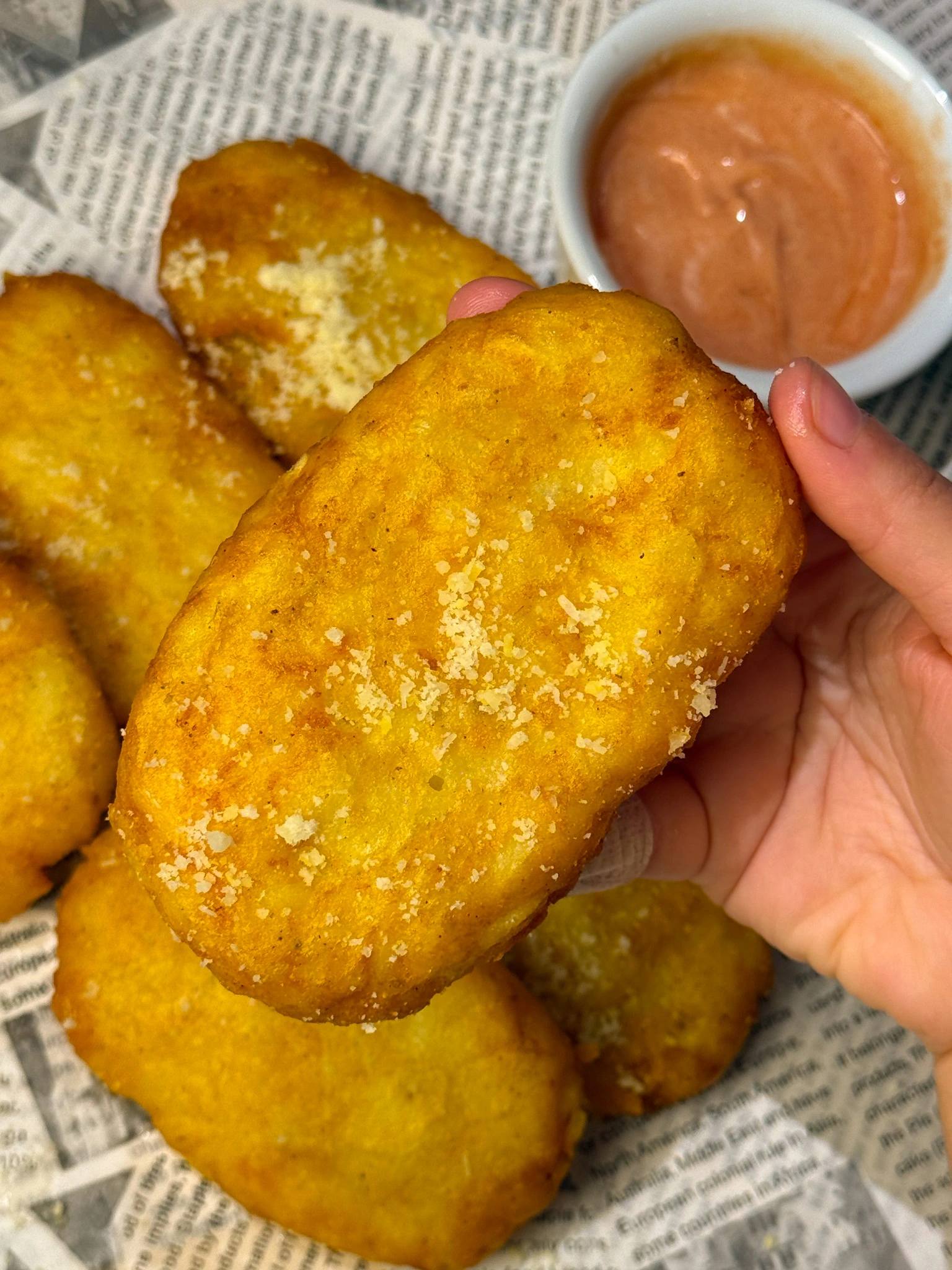 garlic parmesan hashbrowns