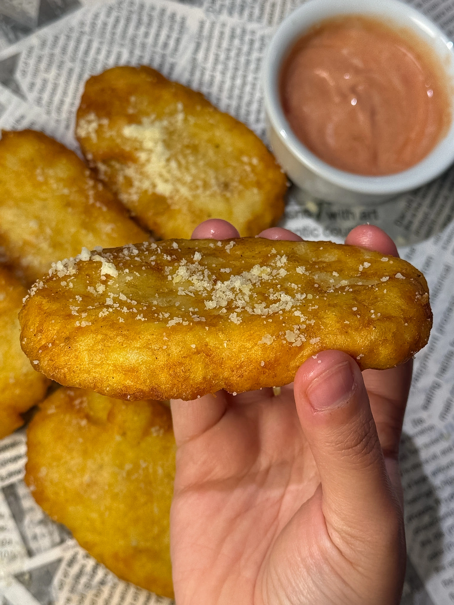 Garlic Parmesan Hashbrowns