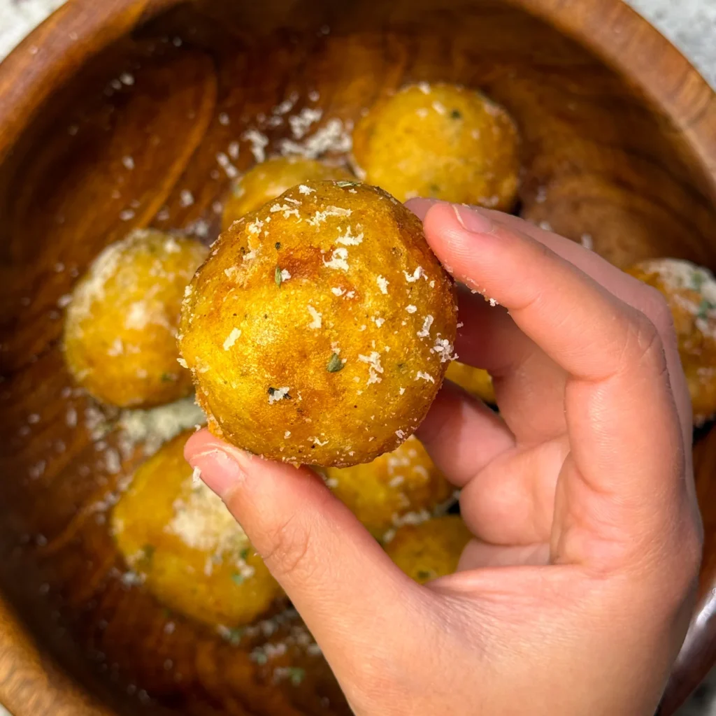 Crispy Parmesan Potato Balls