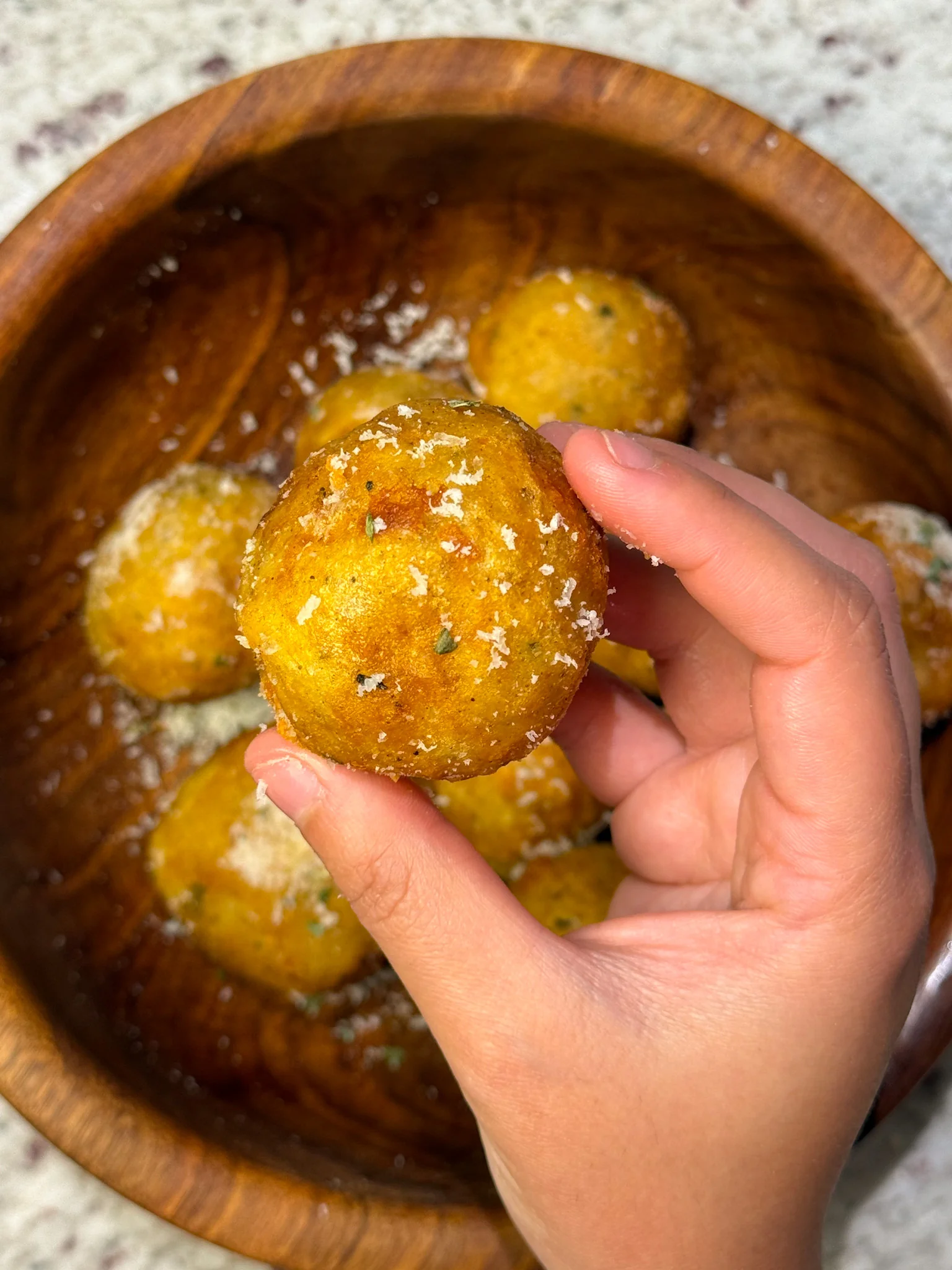 crispy potato balls