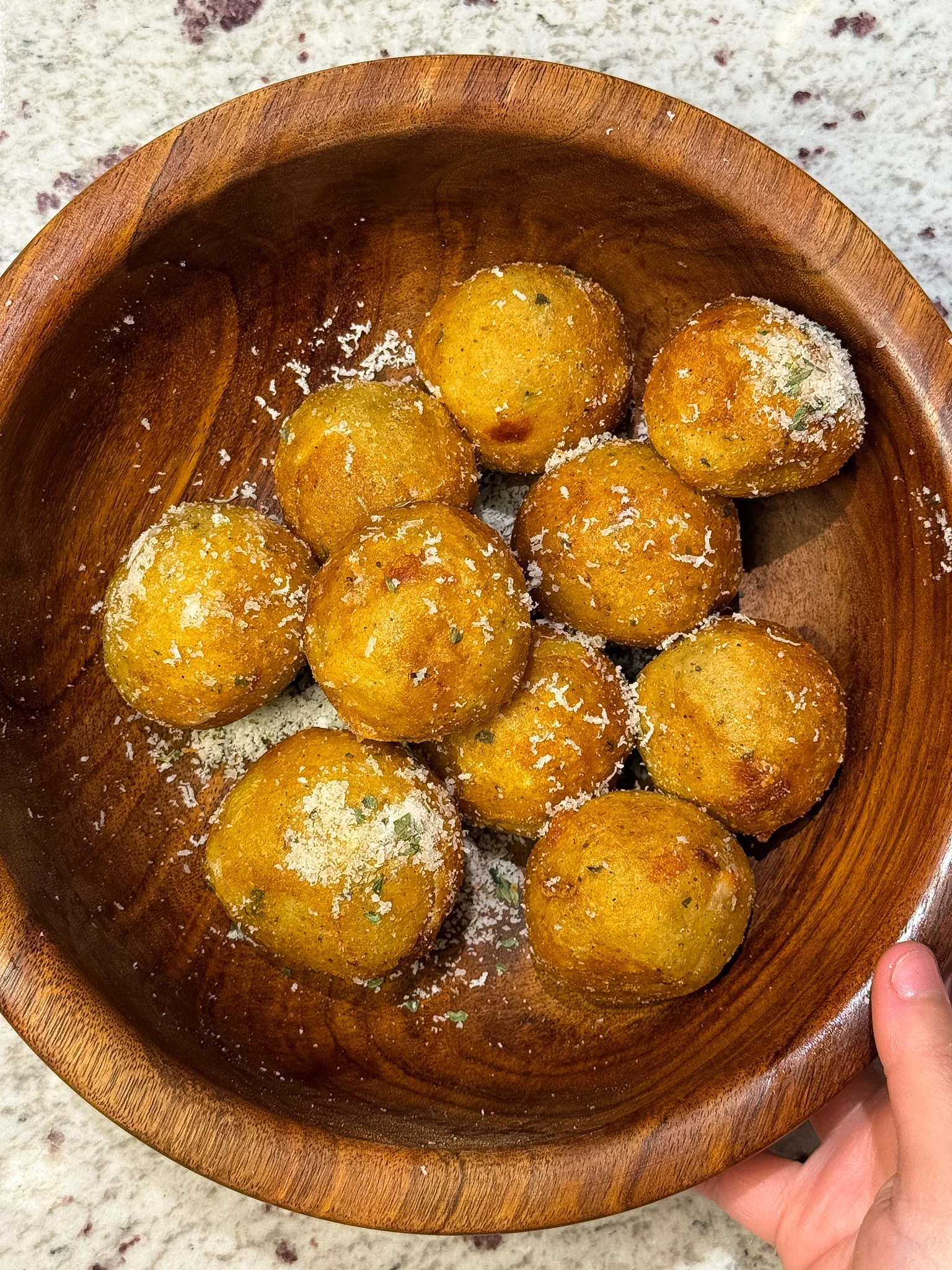 crispy potato balls