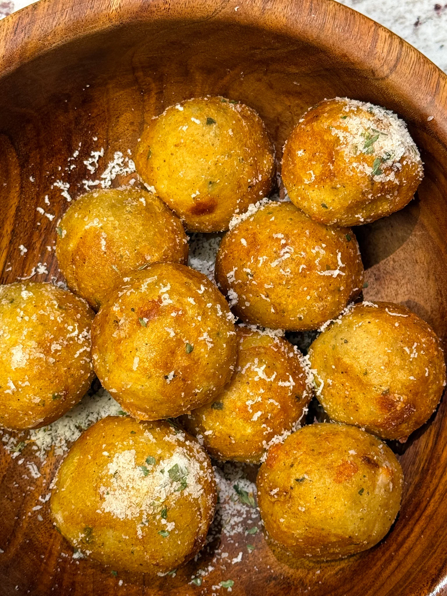 crispy potato balls