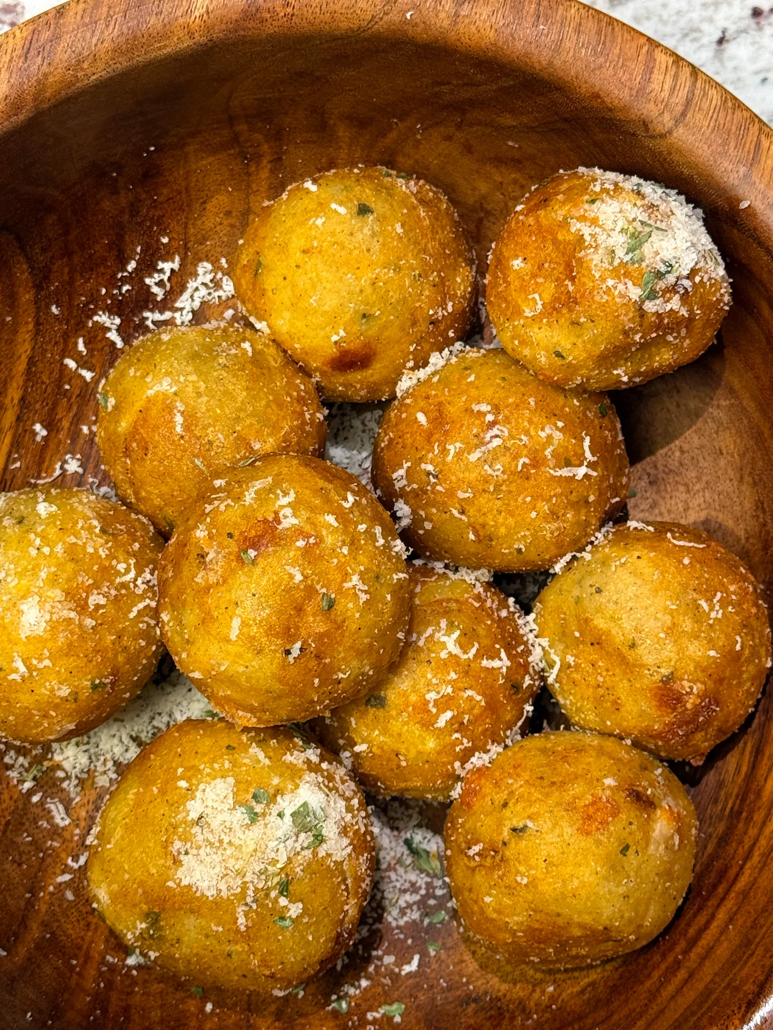 crispy potato balls