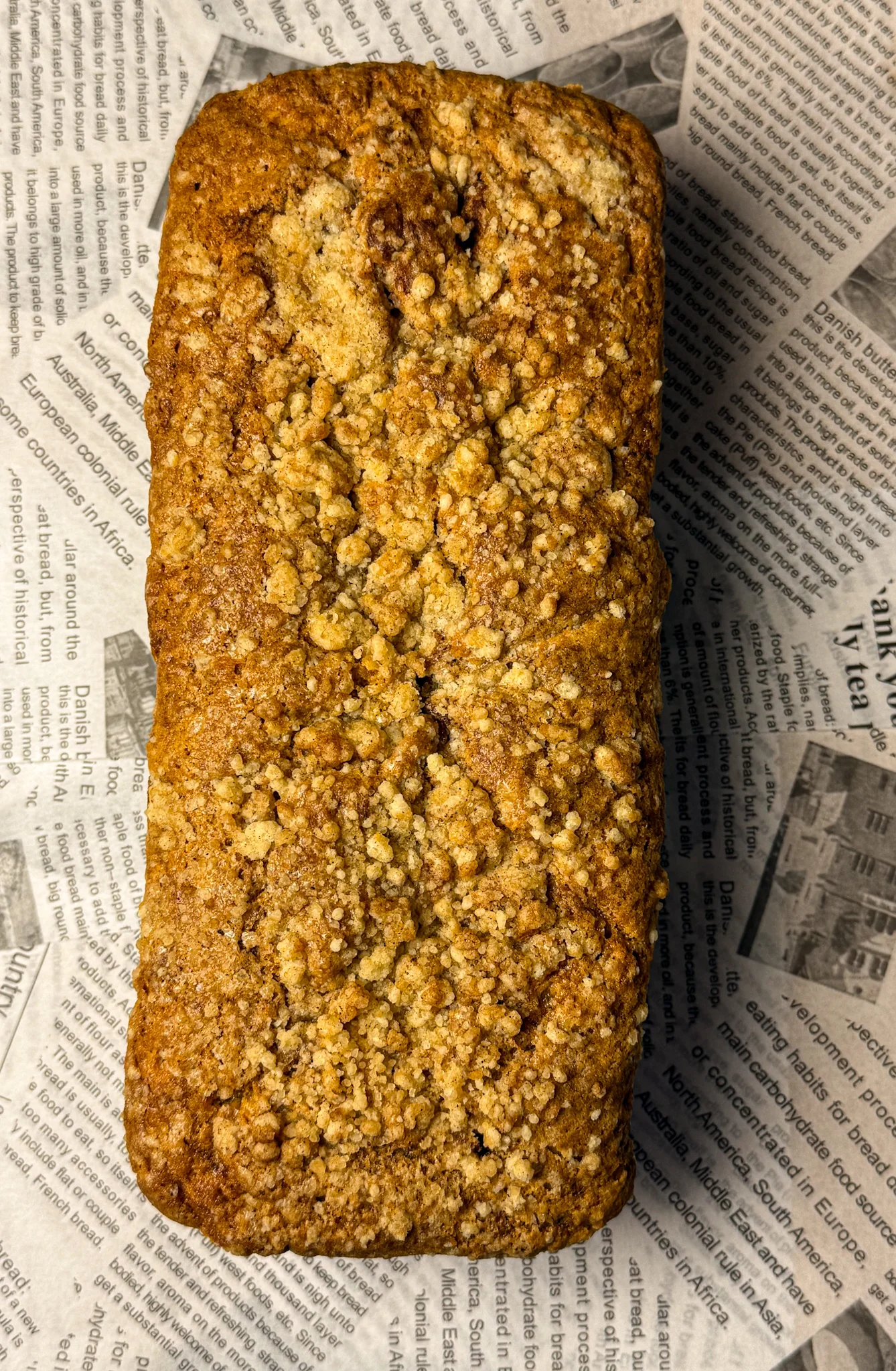 cinnamon swirl loaf cake