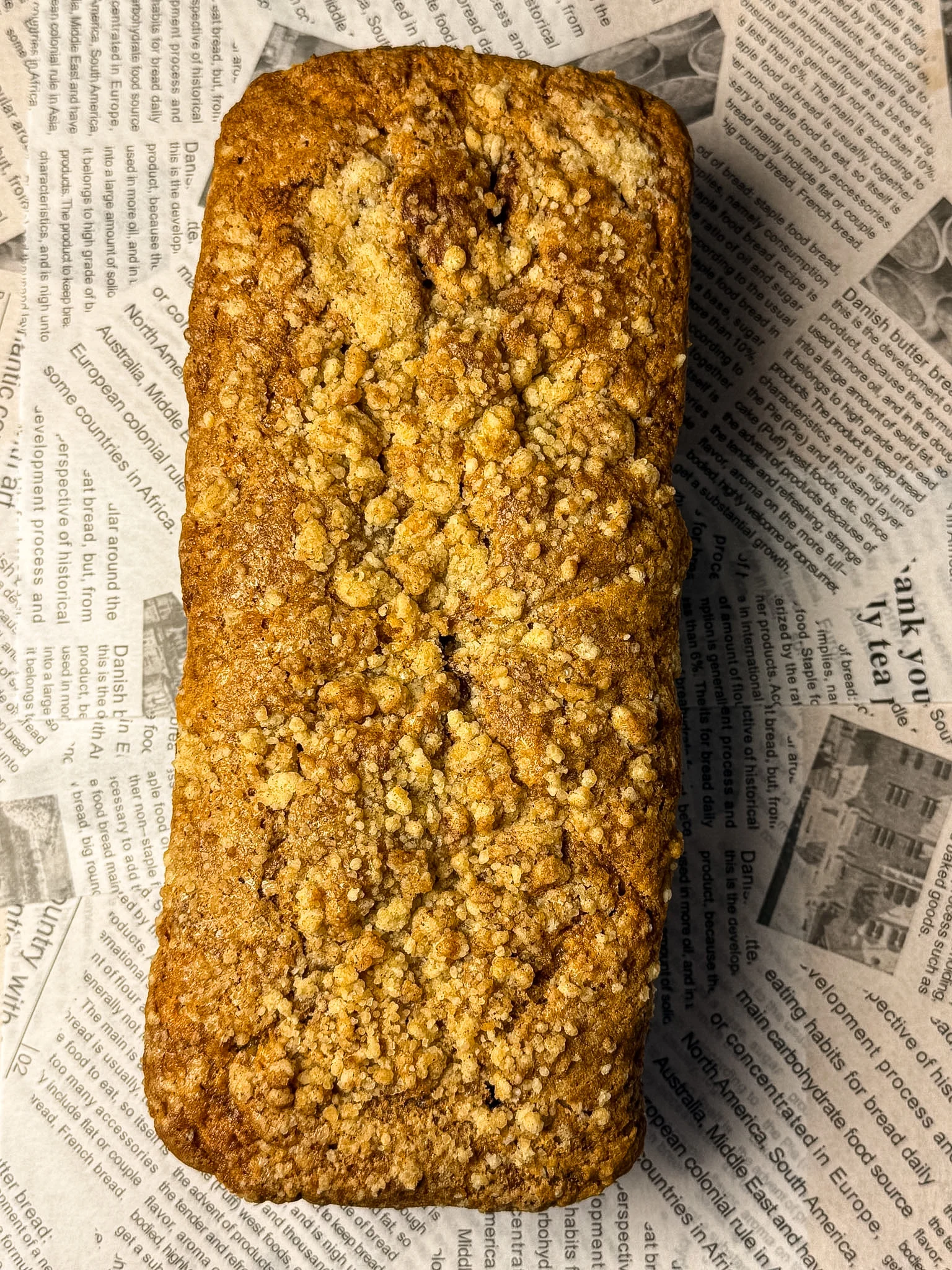 cinnamon swirl loaf cake