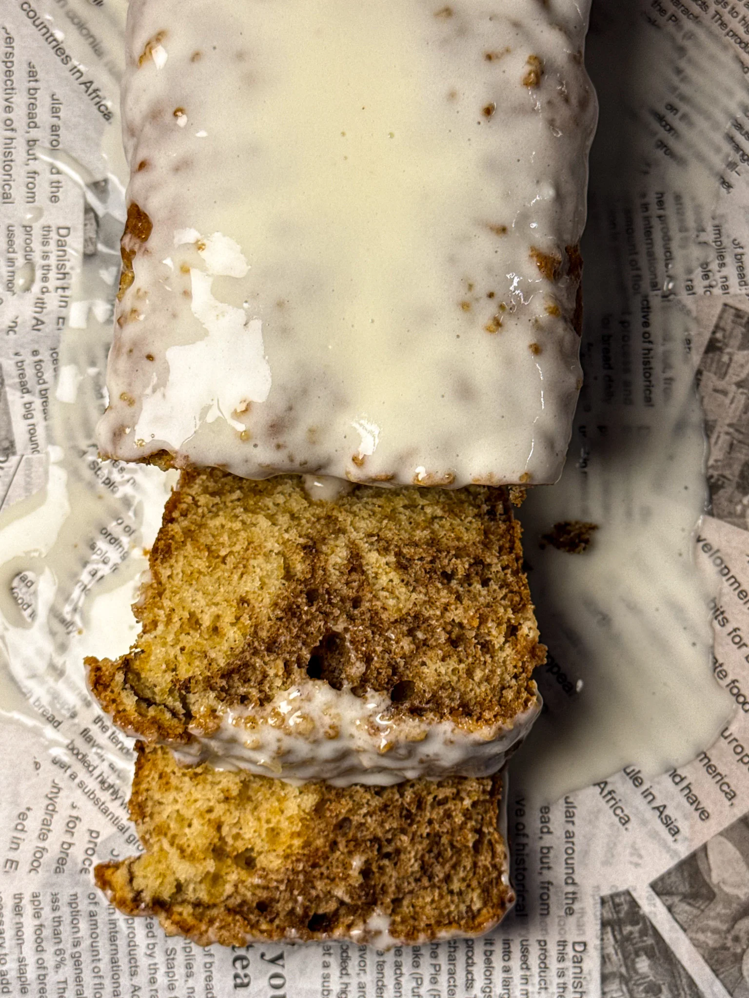 cinnamon swirl loaf cake