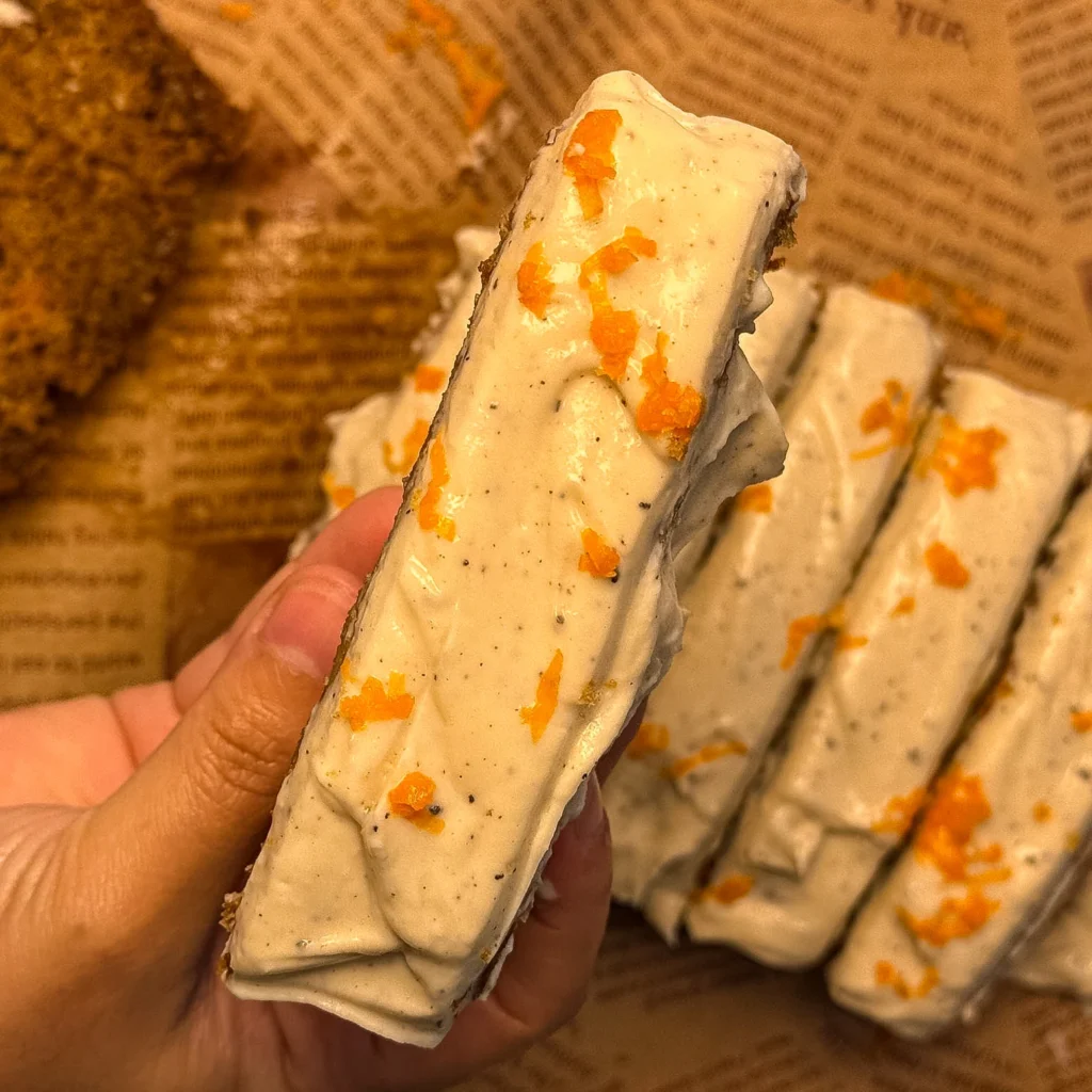 Cinnamon Roll Carrot Cake Bread