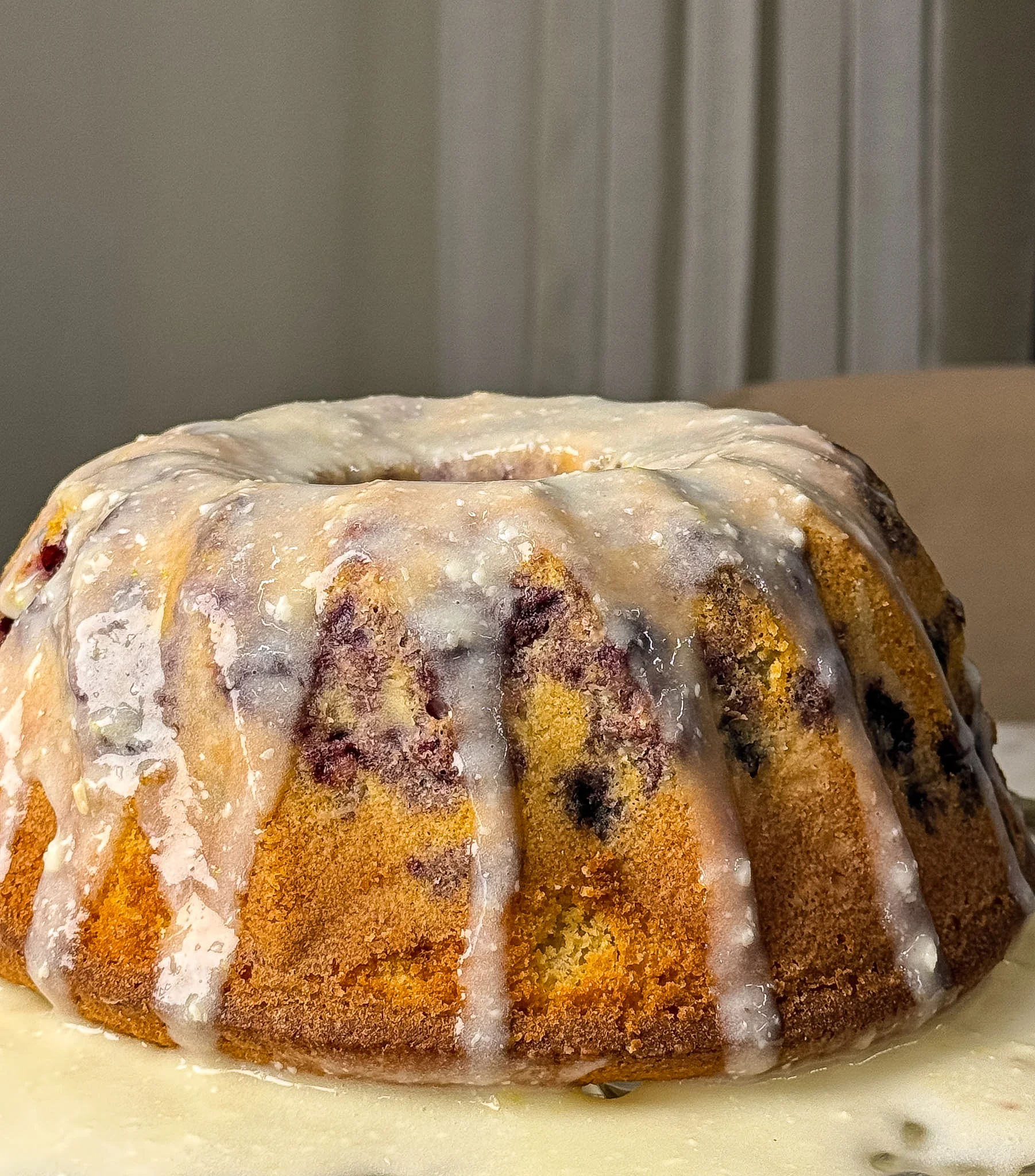 Blueberry Lemon Bundt Cake