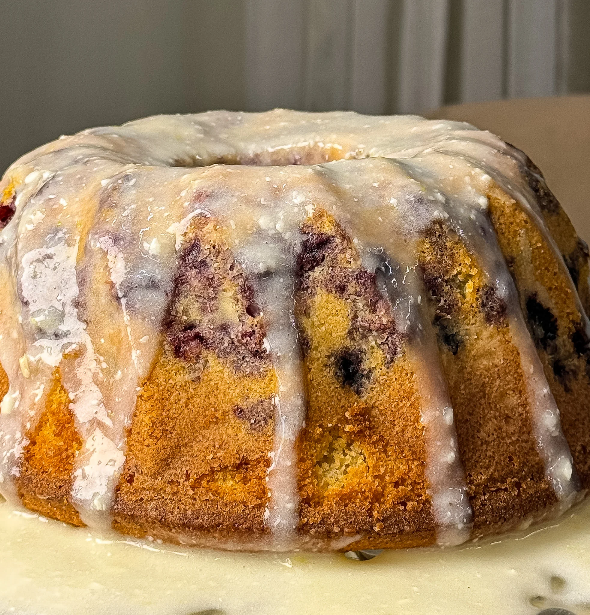 lemon blueberry bundt cake