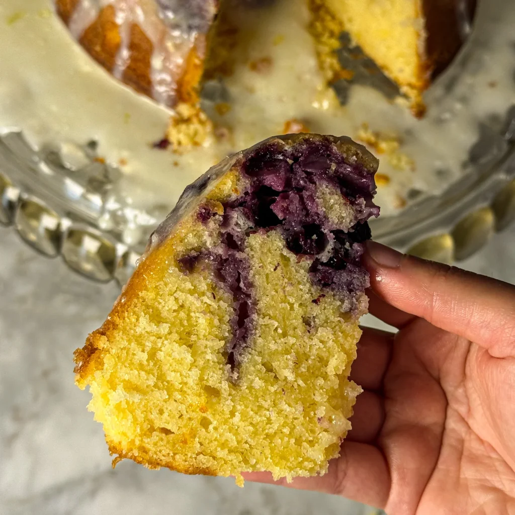 Blueberry Lemon Bundt Cake