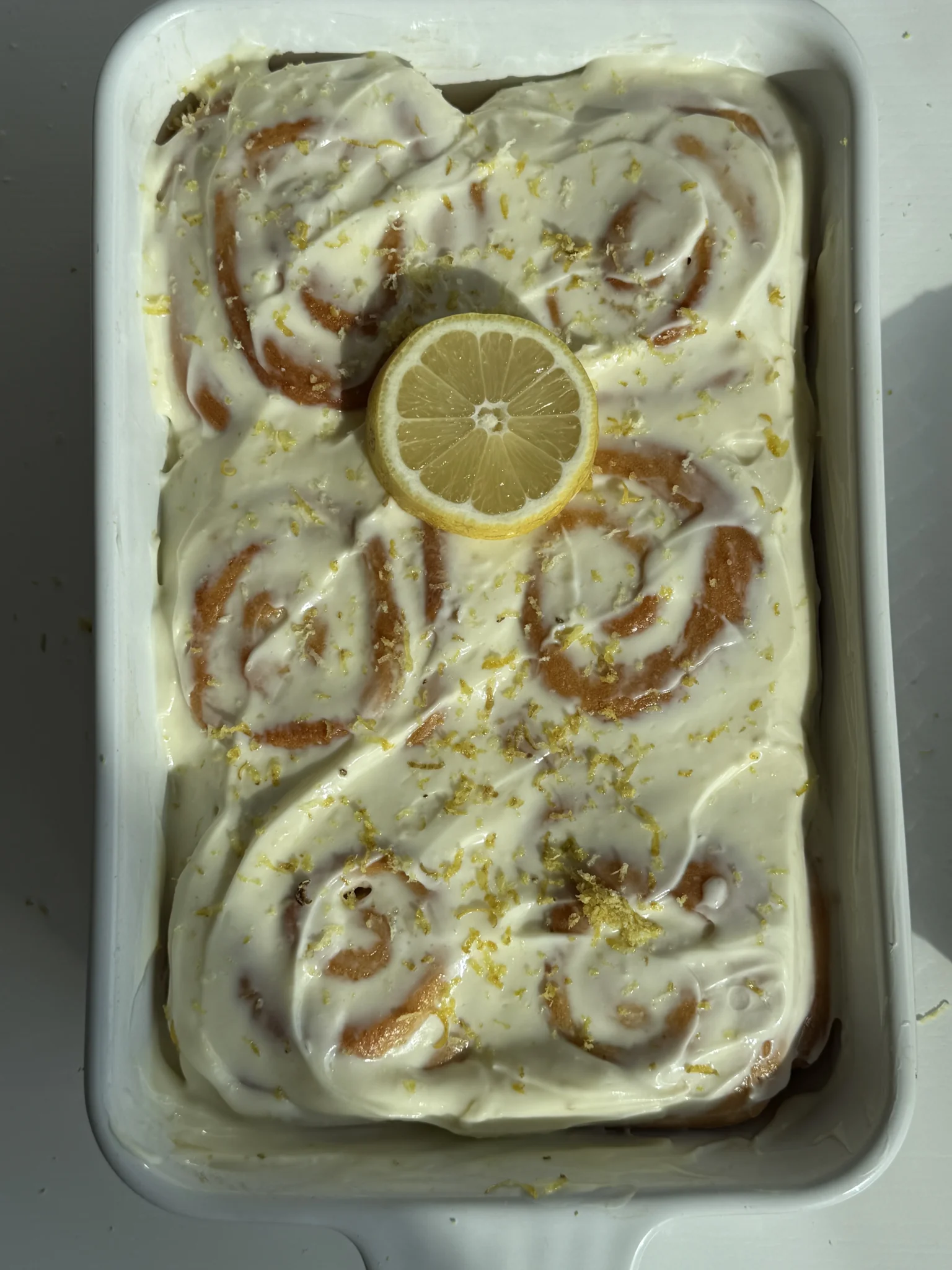 lemon cinnamon rolls