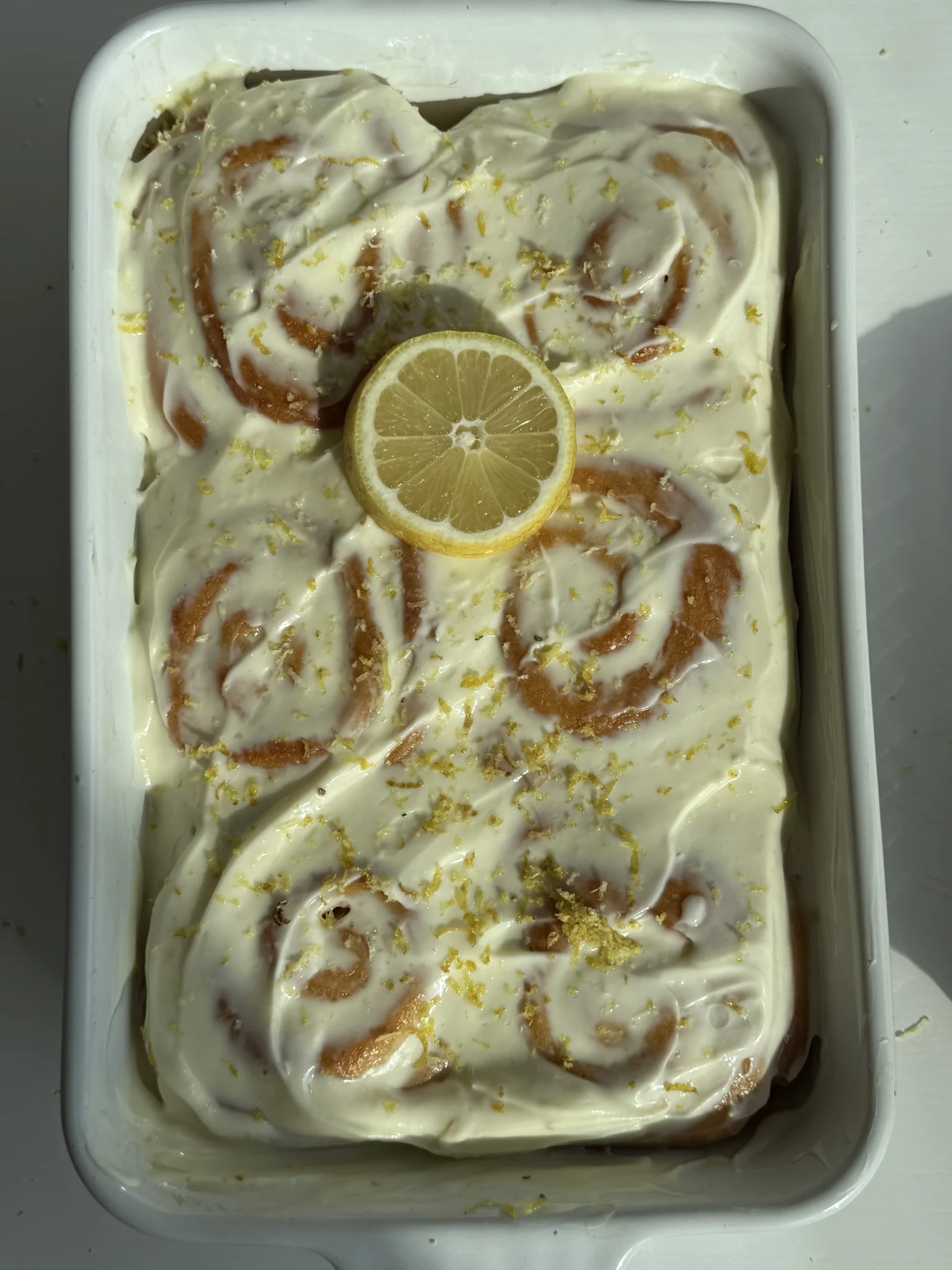 lemon cinnamon rolls