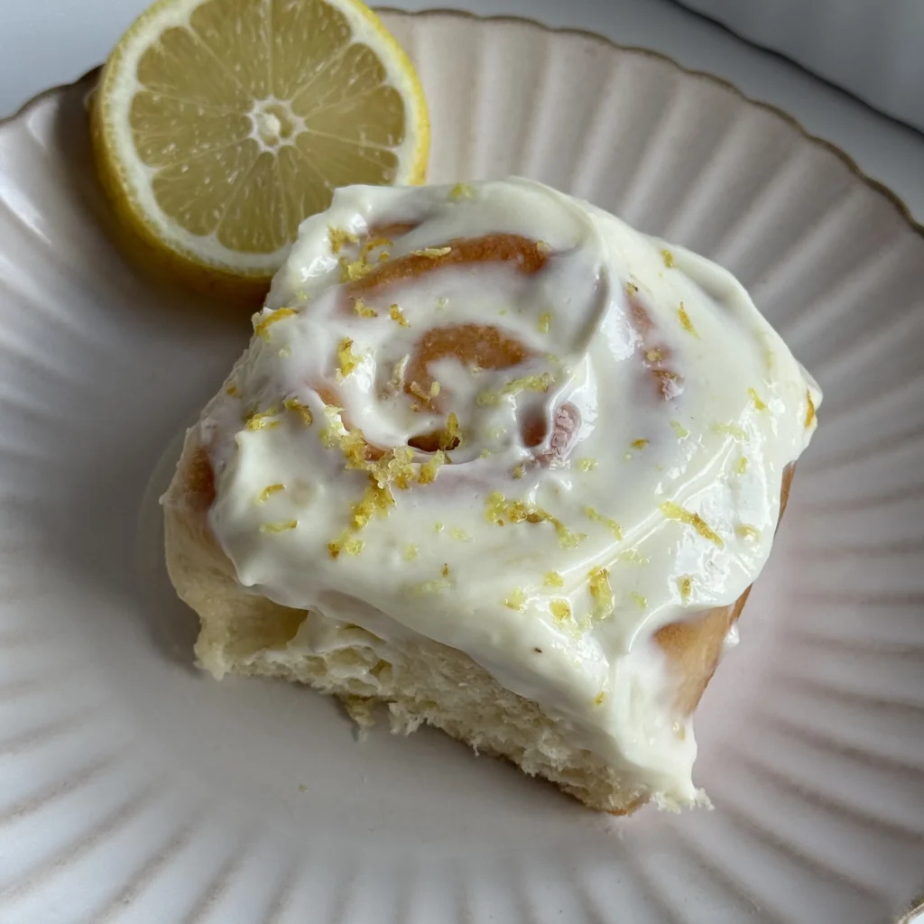 Lemon Cinnamon Rolls